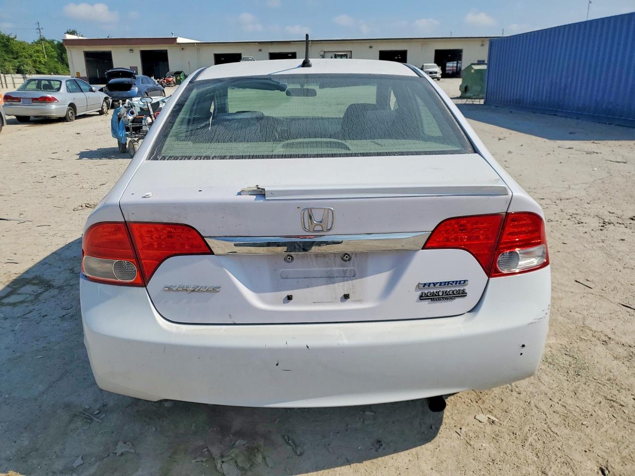 2009 Honda Civic Hybrid White vin: JHMFA36239S006036