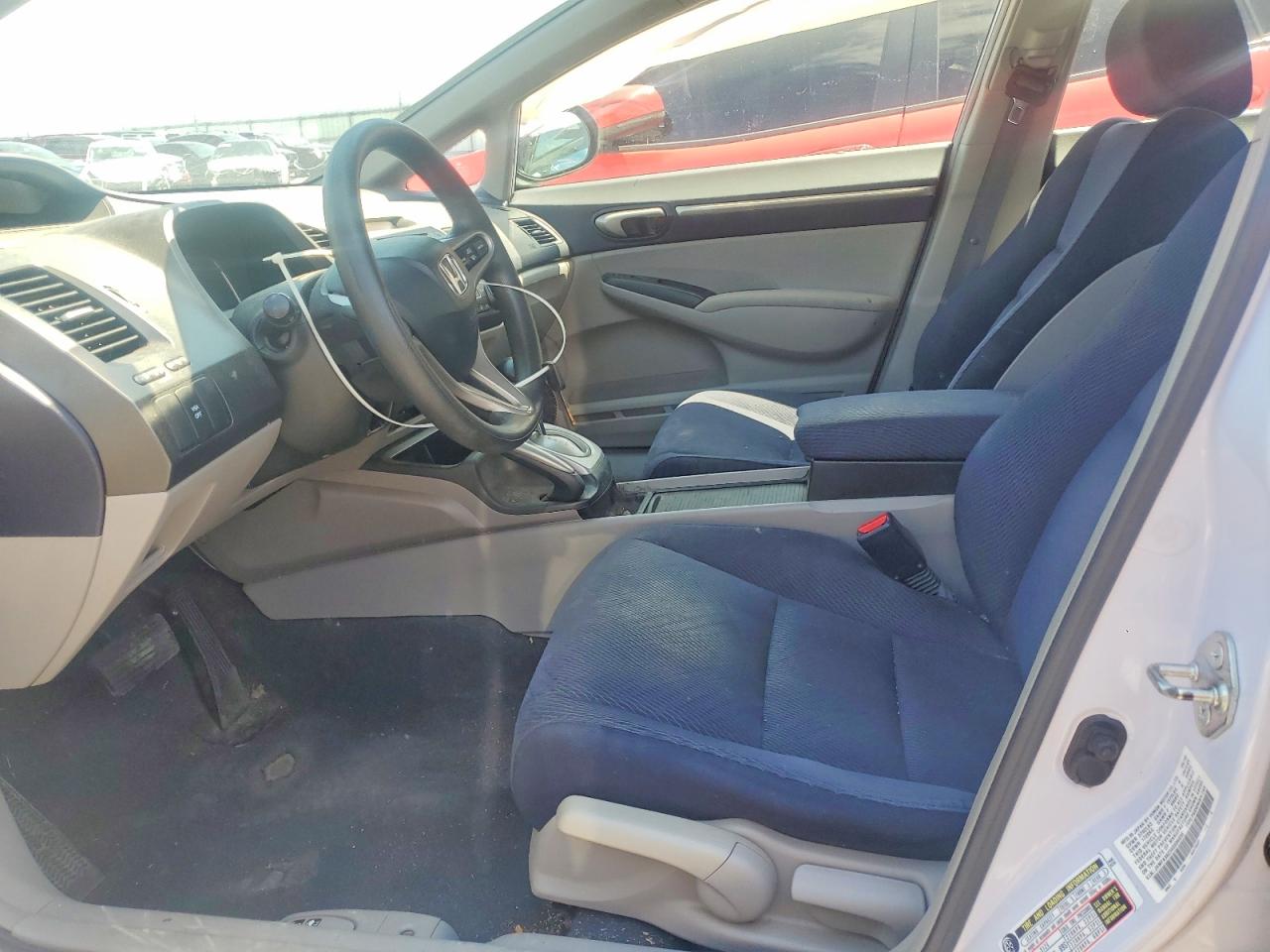 2009 Honda Civic Hybrid White vin: JHMFA36239S006036