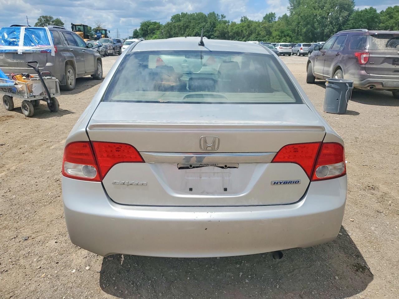 2009 Honda Civic Hybrid Silver vin: JHMFA36239S017439