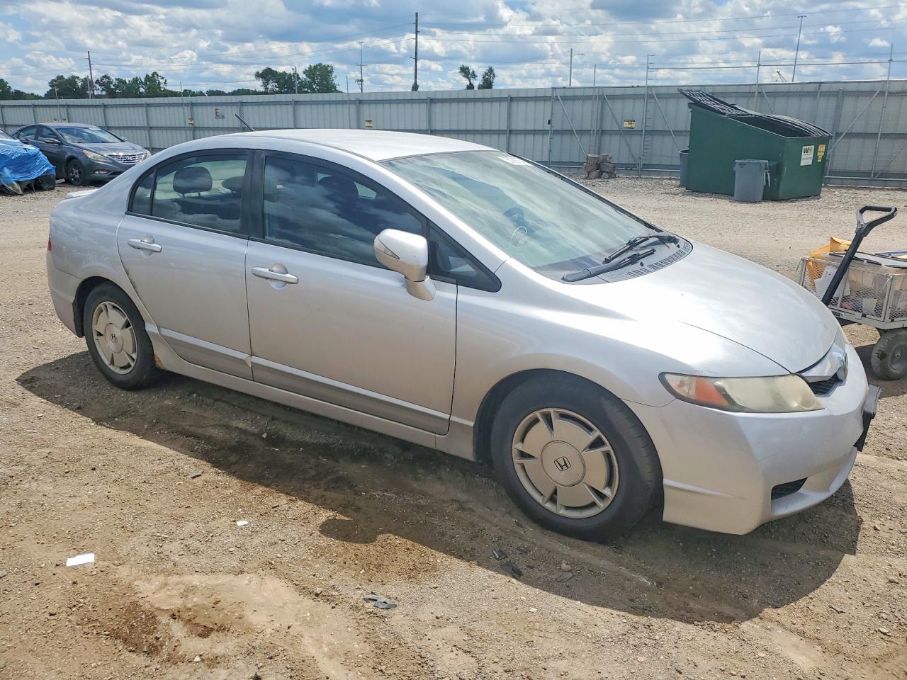 2009 Honda Civic Hybrid Silver vin: JHMFA36239S017439