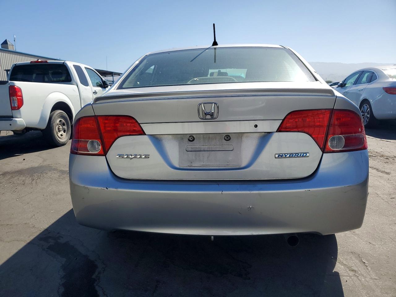 2006 Honda Civic Hybrid Серебряный vin: JHMFA36246S016862