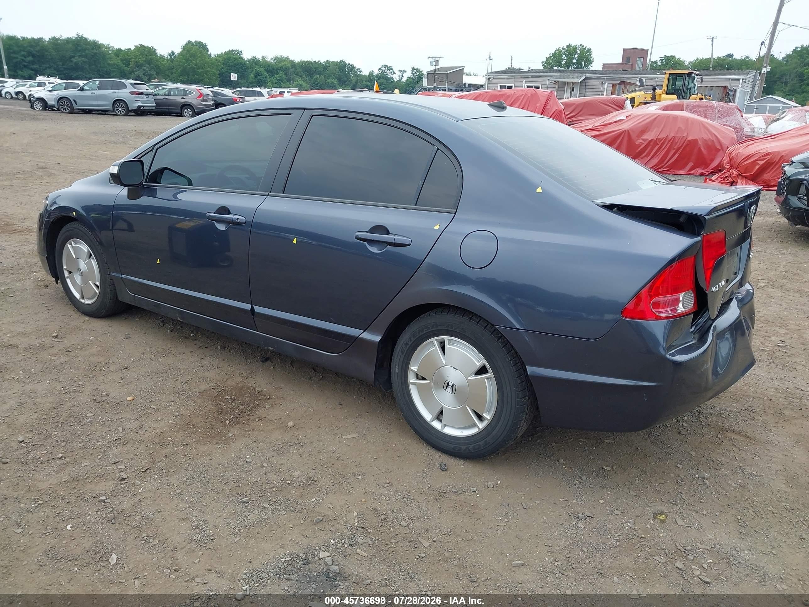 2006 Honda Civic Hybrid   Gray vin: JHMFA36246S017834