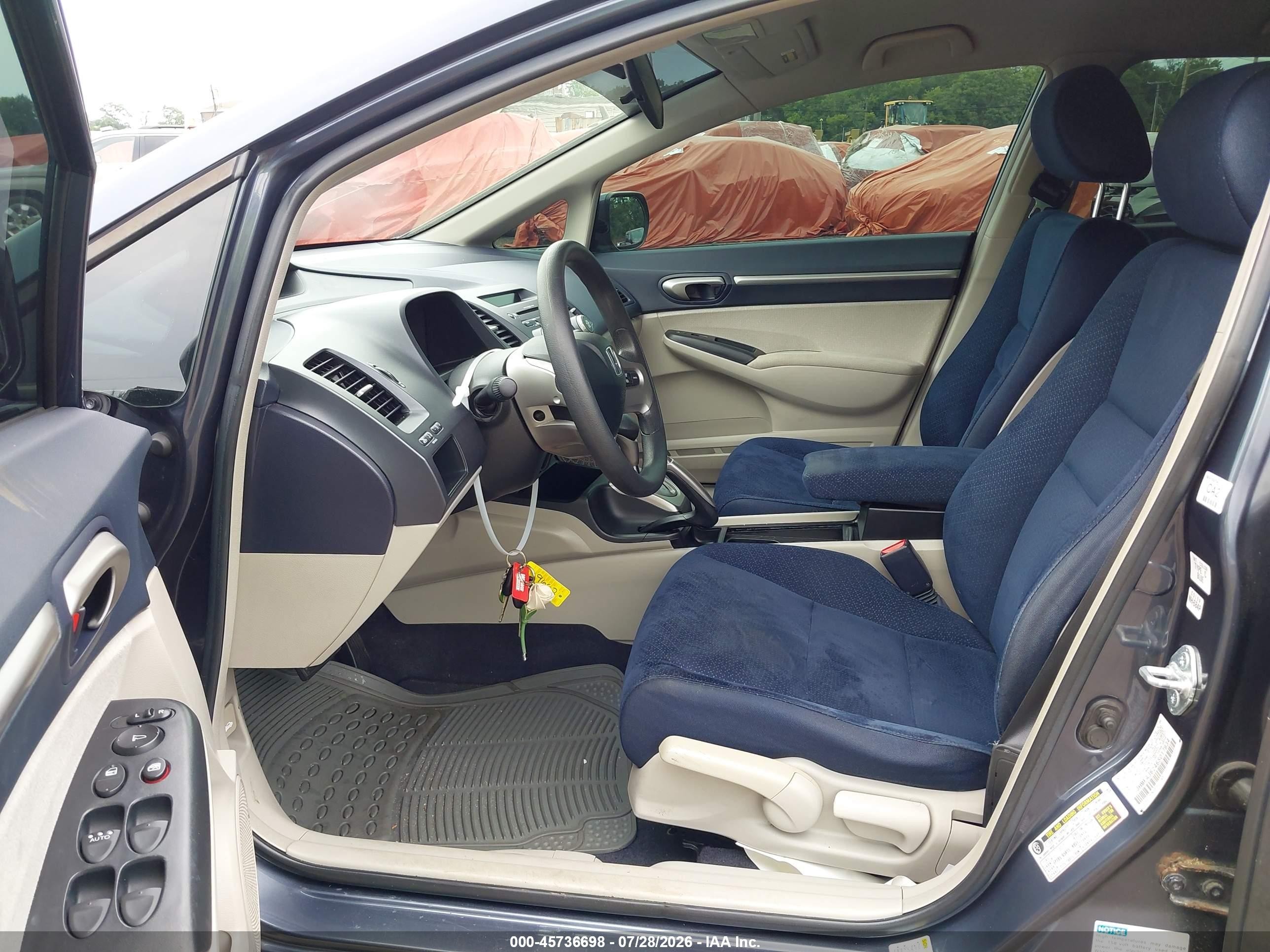 2006 Honda Civic Hybrid   Gray vin: JHMFA36246S017834