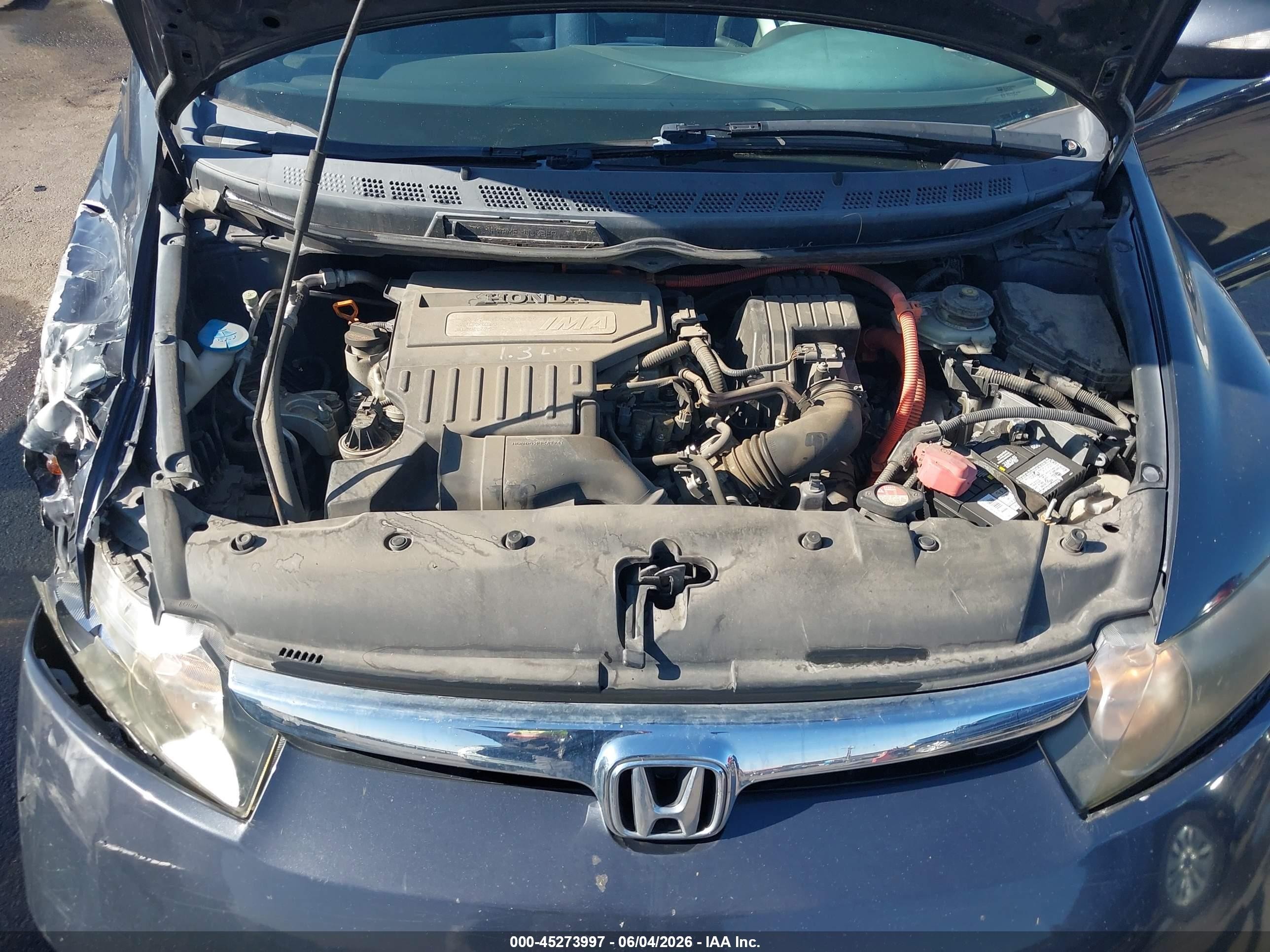 2006 Honda Civic Hybrid   Gray vin: JHMFA36246S021737
