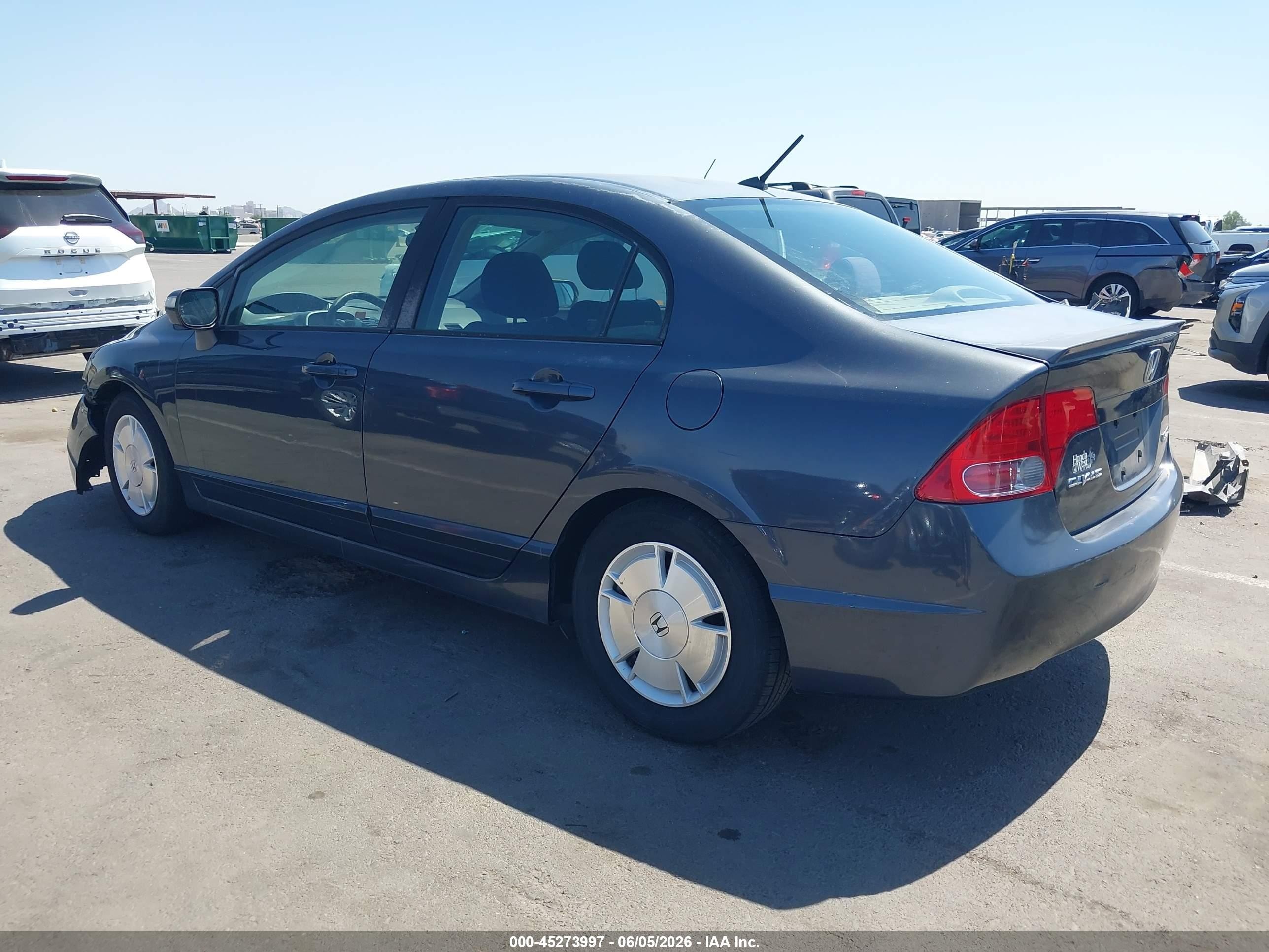 2006 Honda Civic Hybrid   Gray vin: JHMFA36246S021737