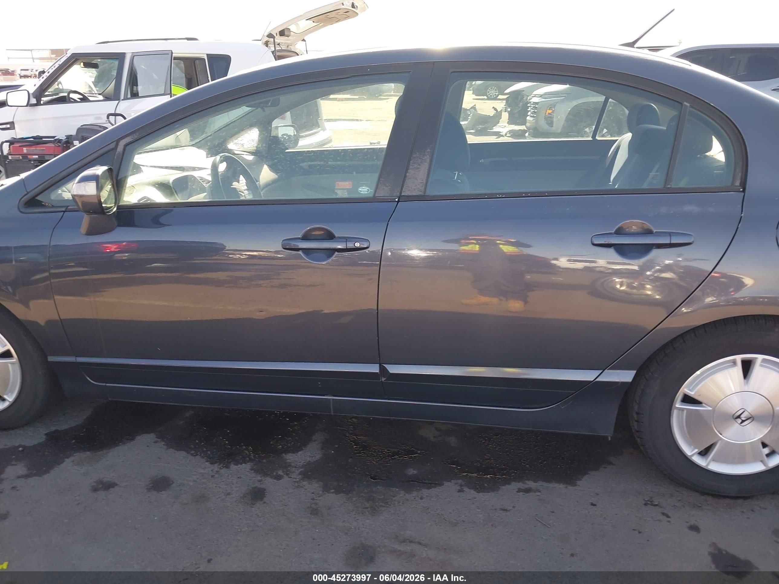 2006 Honda Civic Hybrid   Gray vin: JHMFA36246S021737