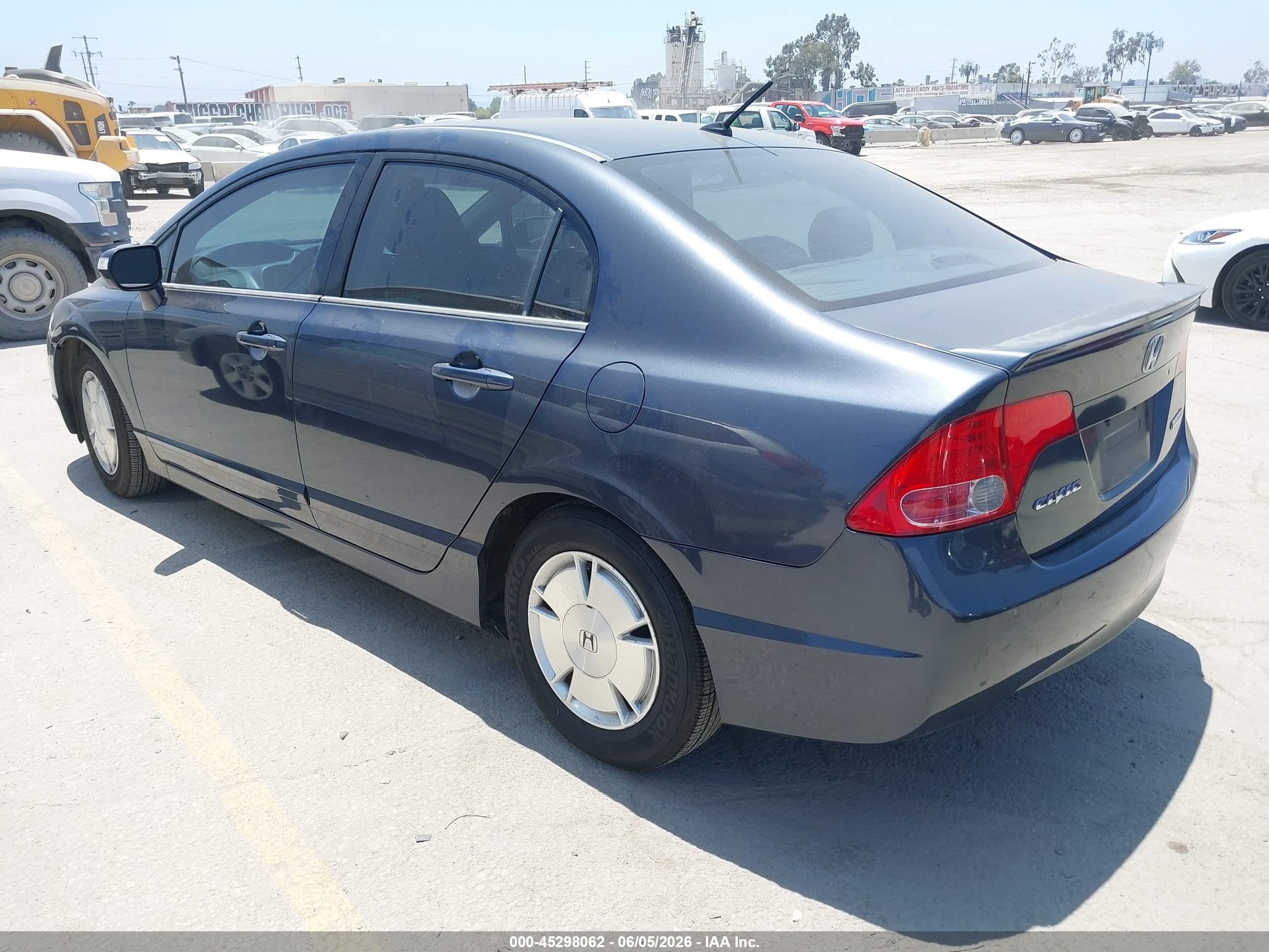 2006 Honda Civic Hybrid   Blue vin: JHMFA36246S027862