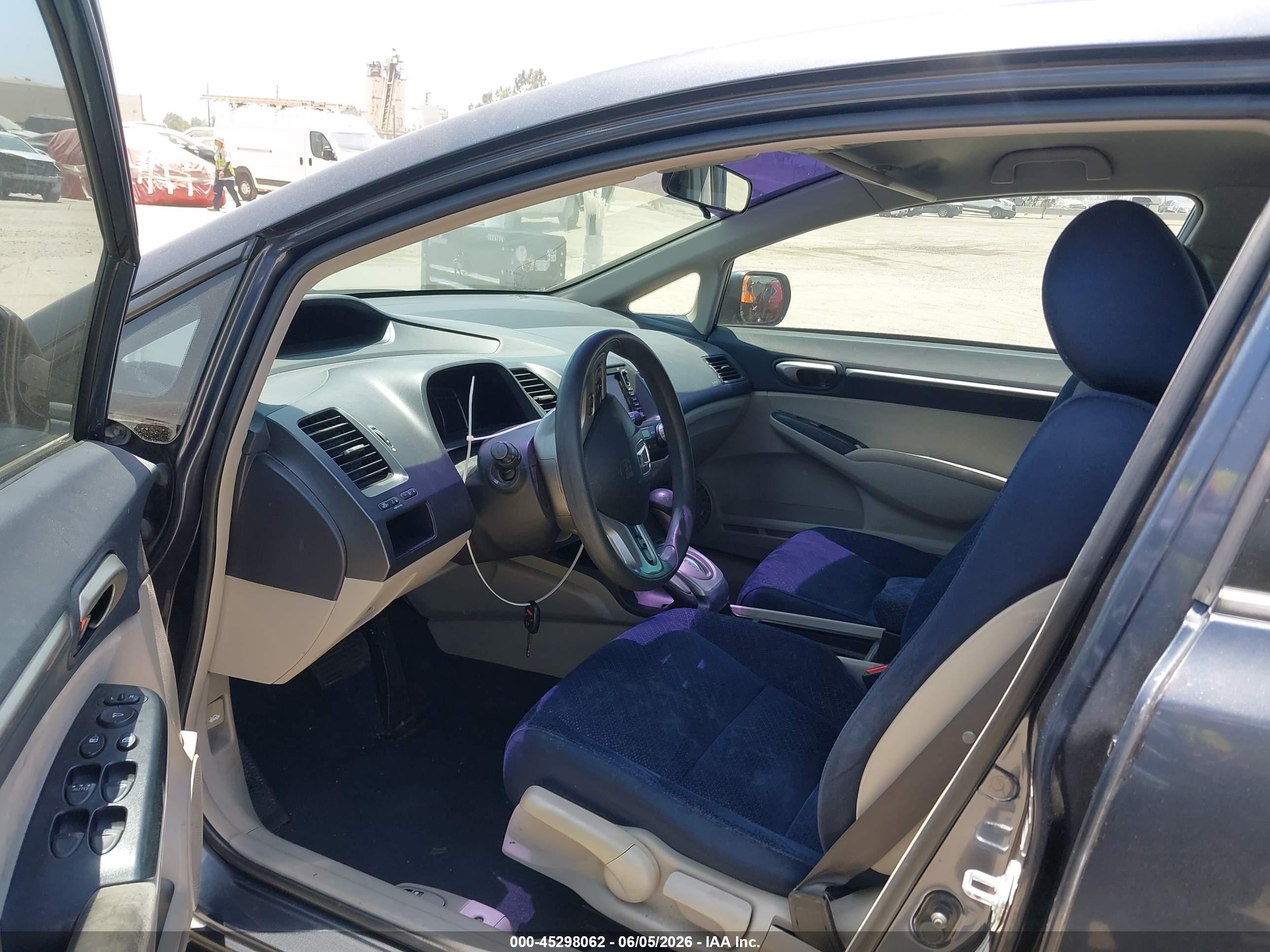 2006 Honda Civic Hybrid   Blue vin: JHMFA36246S027862