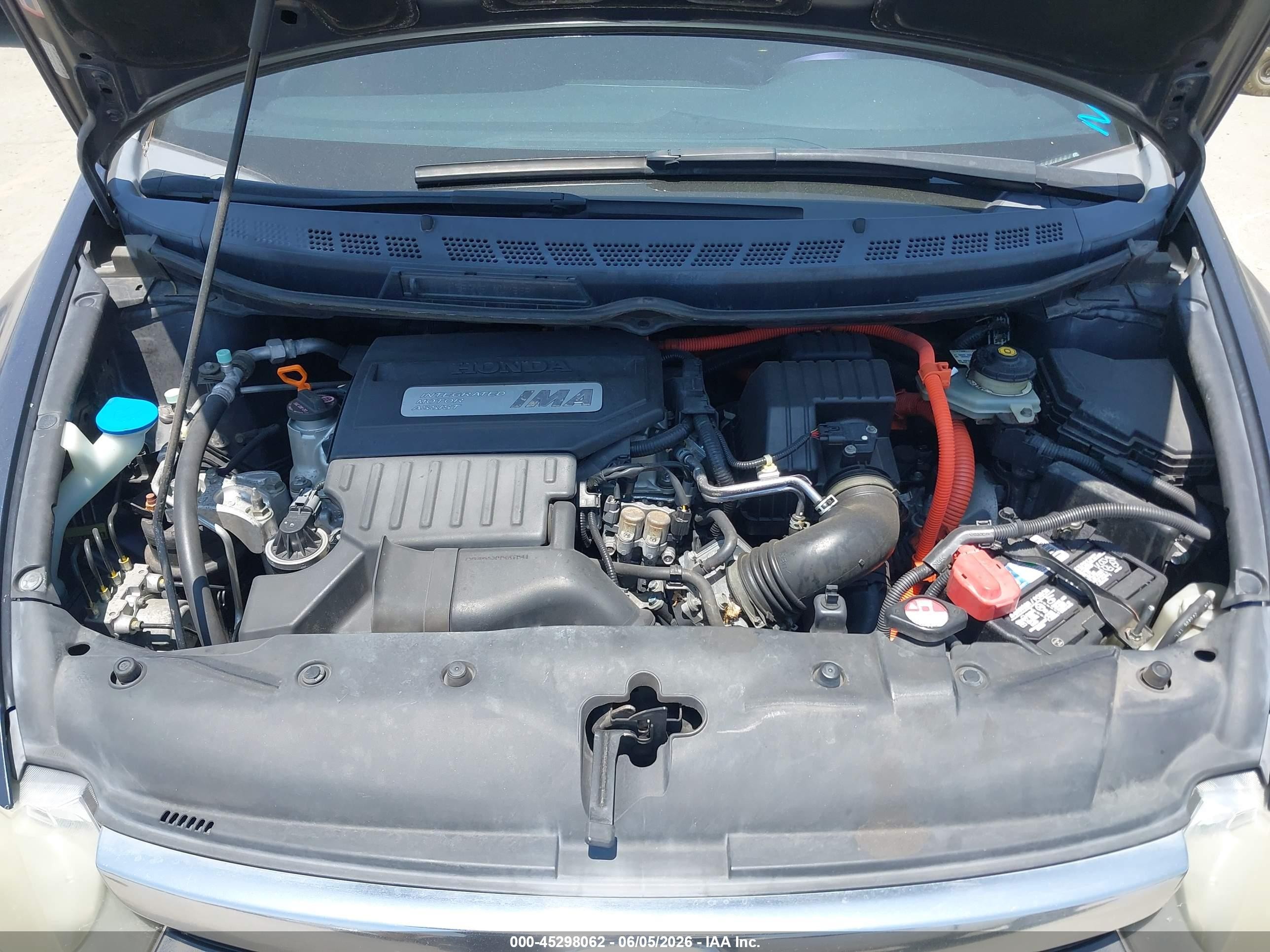 2006 Honda Civic Hybrid   Blue vin: JHMFA36246S027862