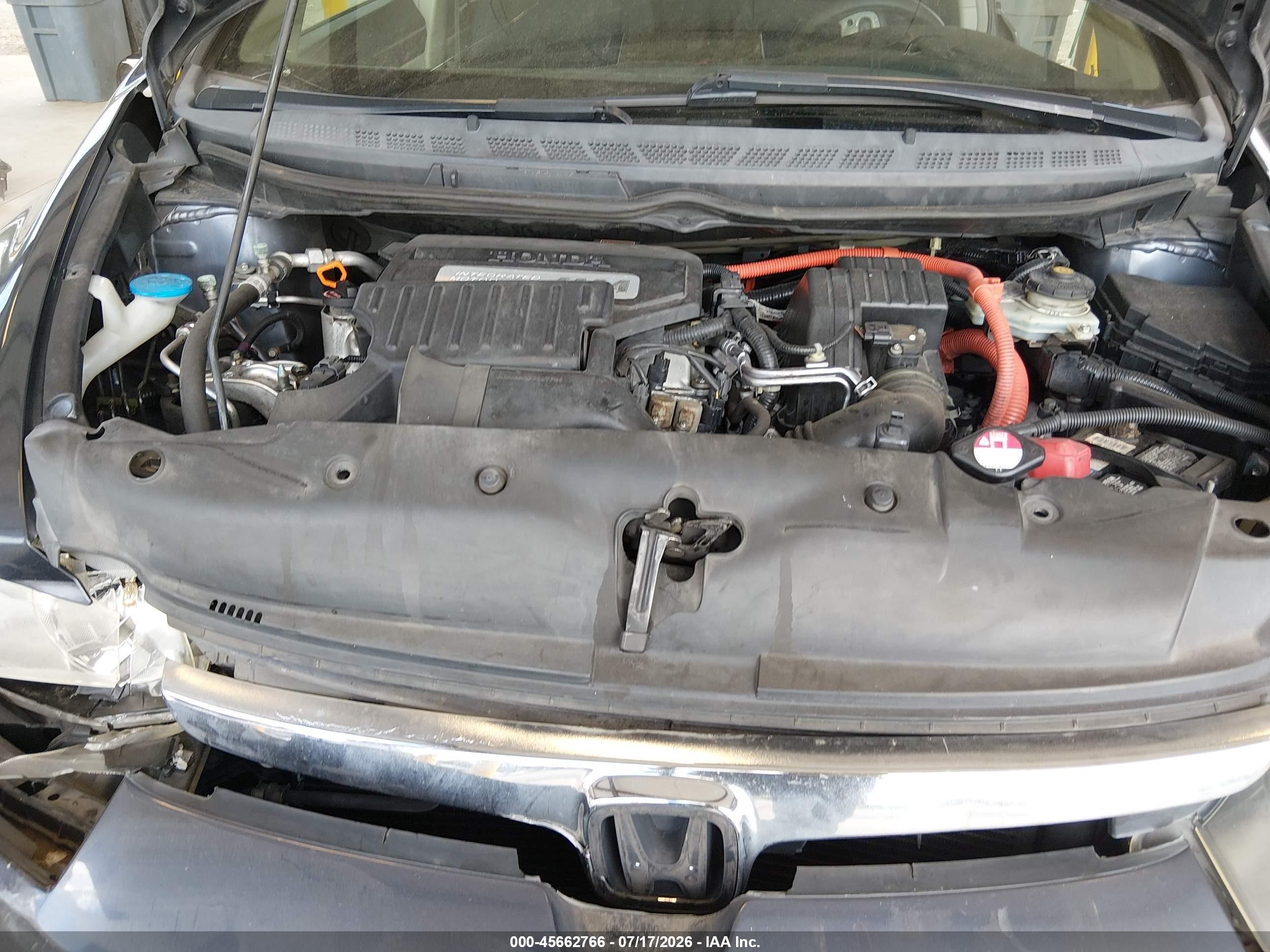 2006 Honda Civic Hybrid   Серый vin: JHMFA36246S030471