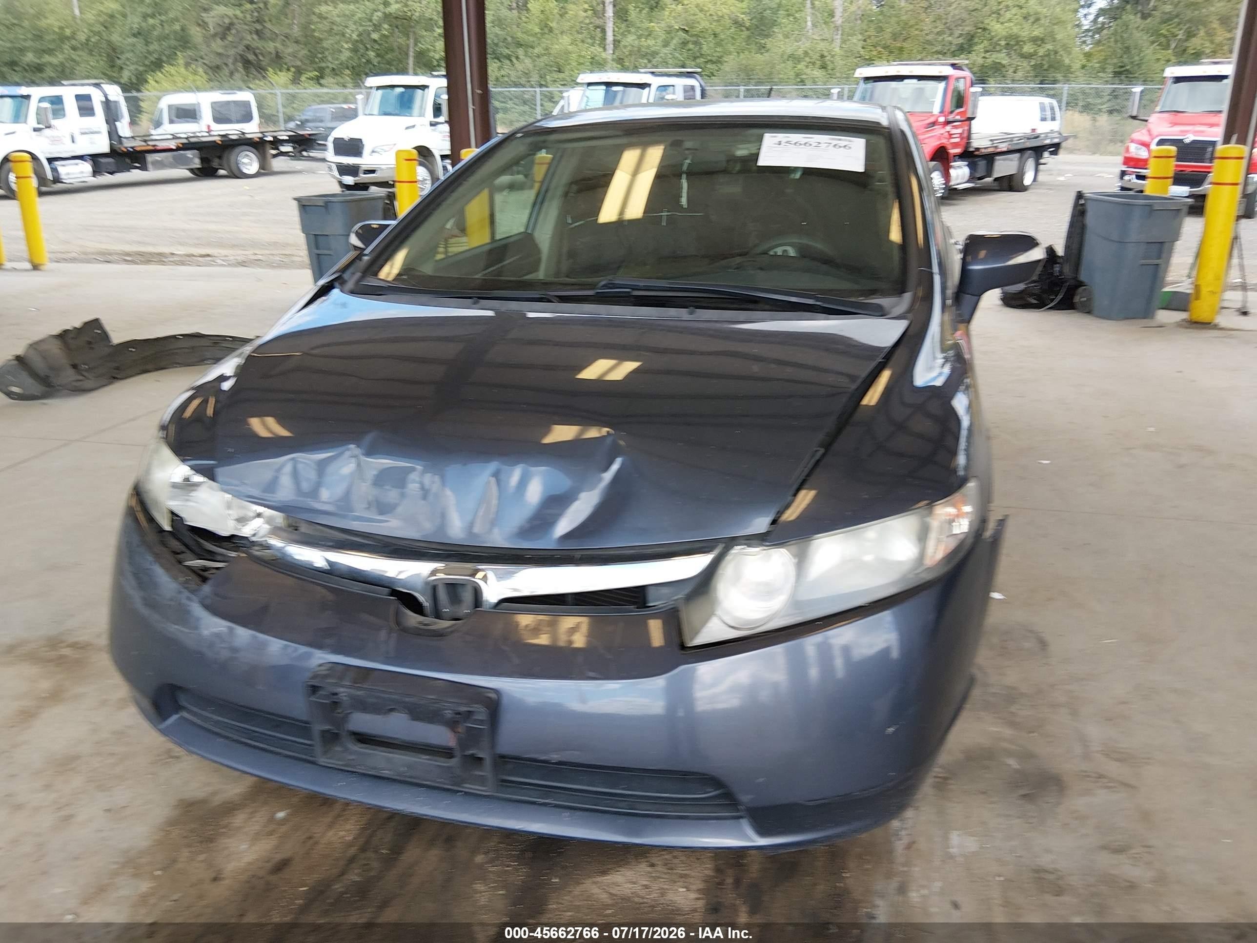 2006 Honda Civic Hybrid   Серый vin: JHMFA36246S030471
