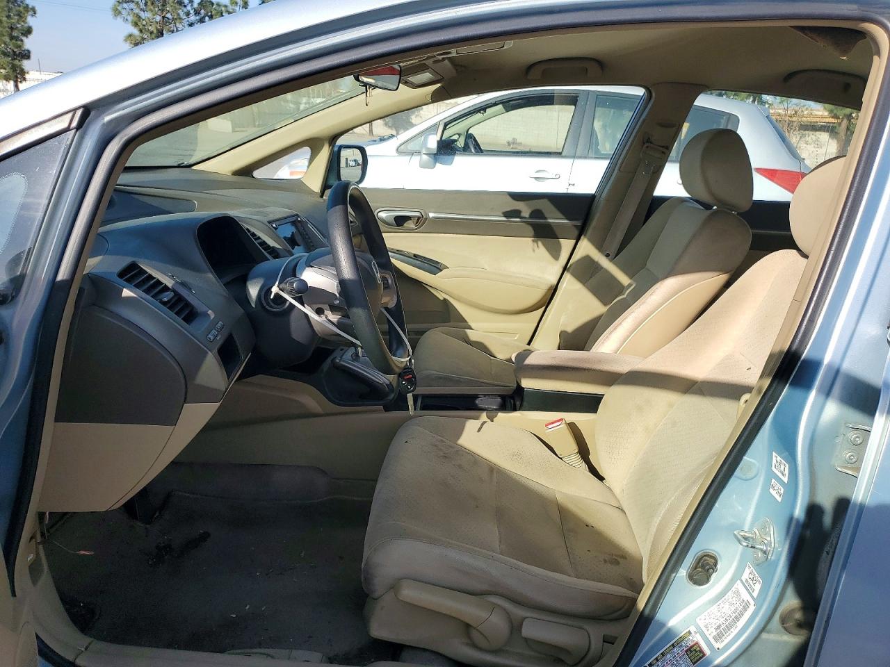 2007 Honda Civic Hybrid Silver vin: JHMFA36247S001456