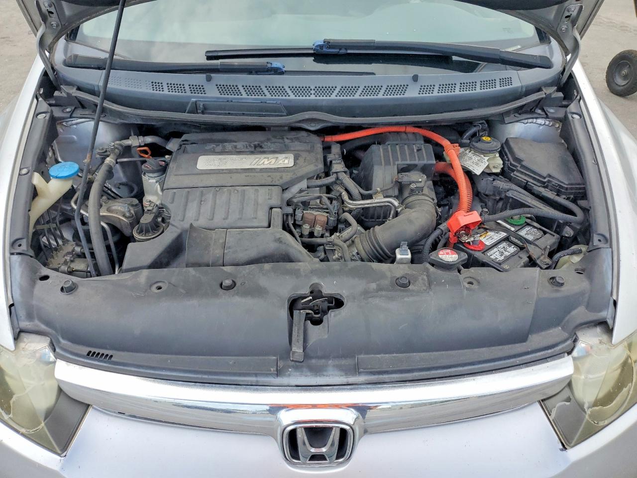 2007 Honda Civic Hybrid Silver vin: JHMFA36247S001649
