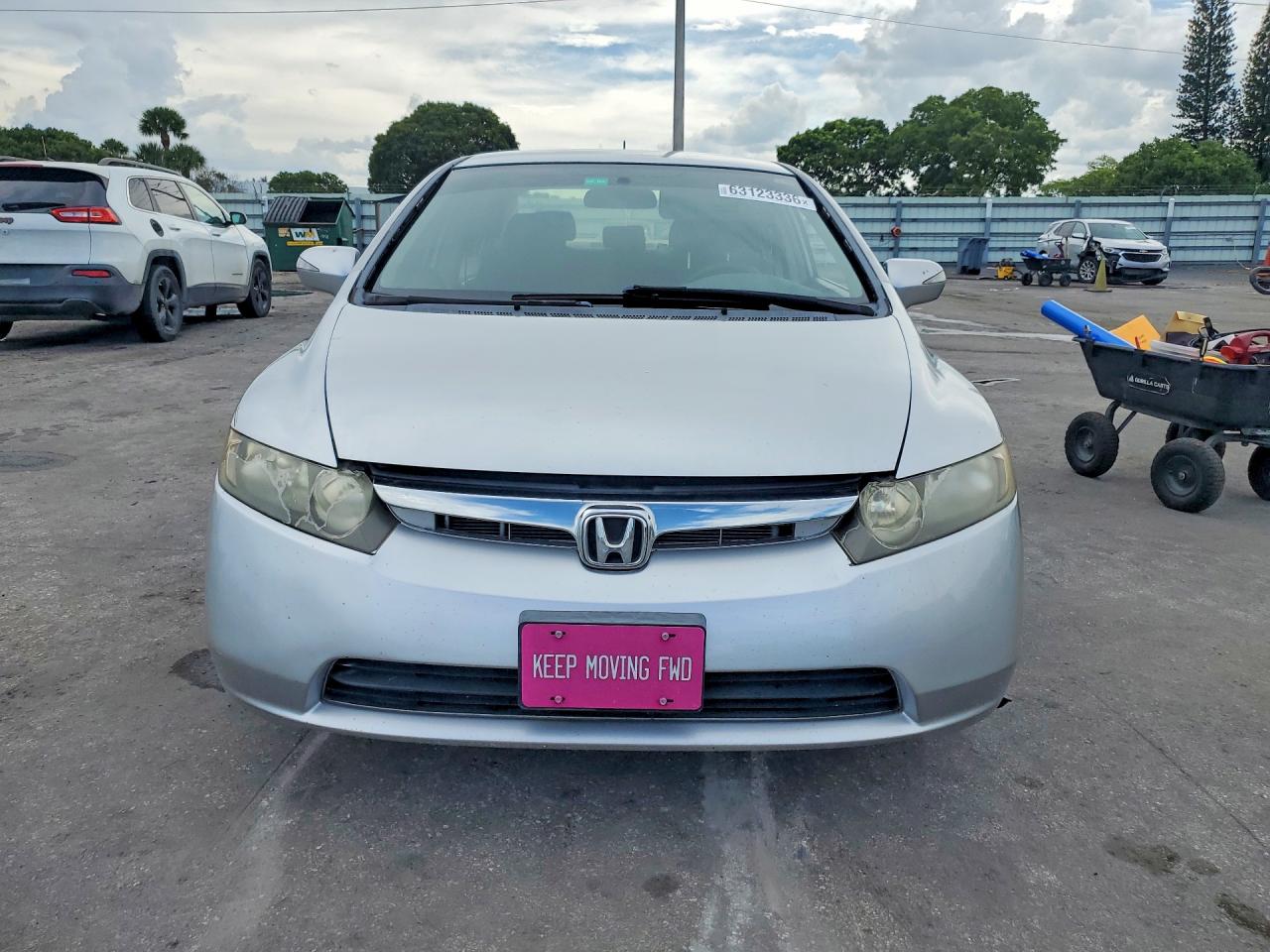 2007 Honda Civic Hybrid Silver vin: JHMFA36247S001649