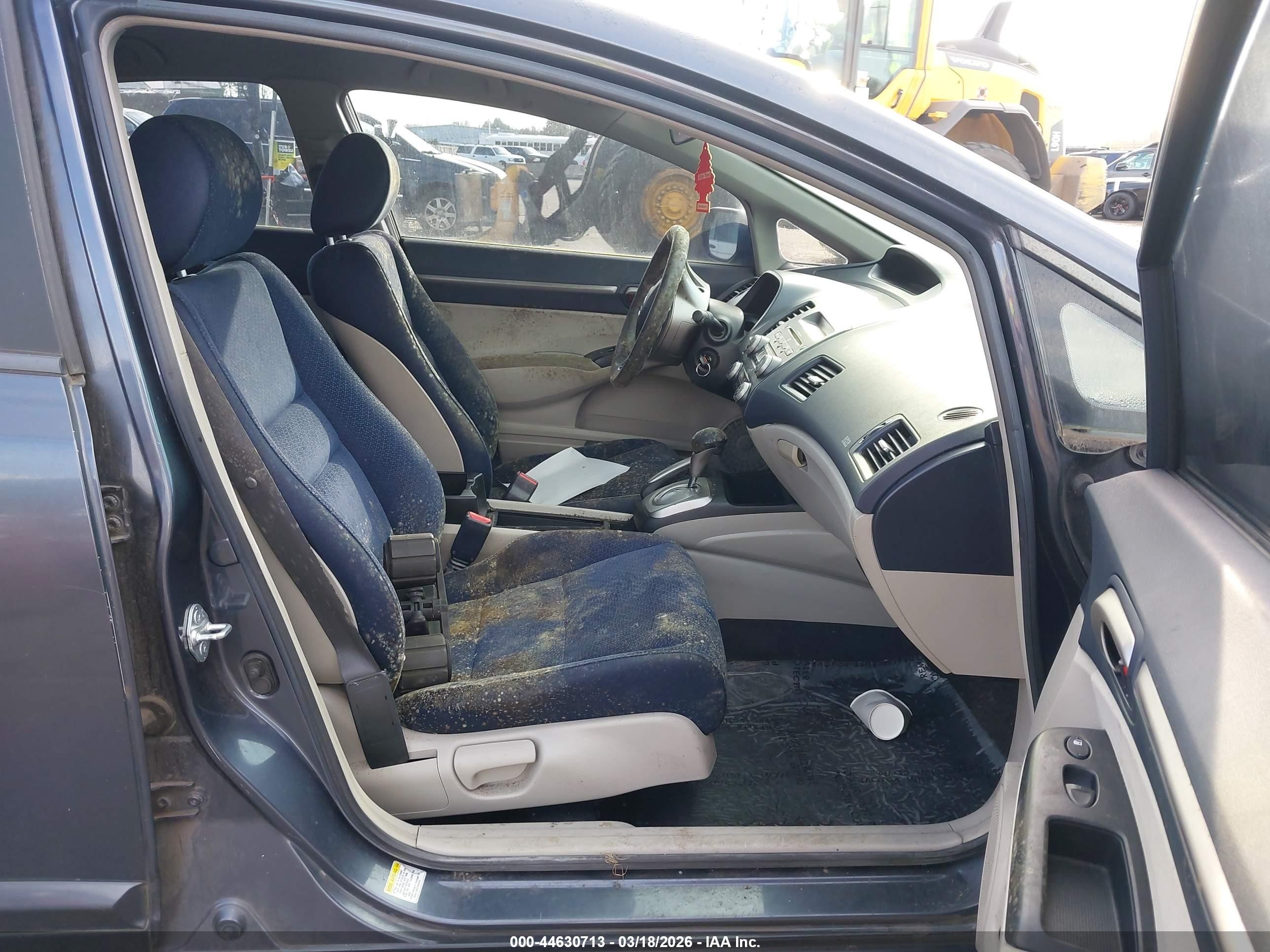 2007 Honda Civic Hybrid   Gray vin: JHMFA36247S017897