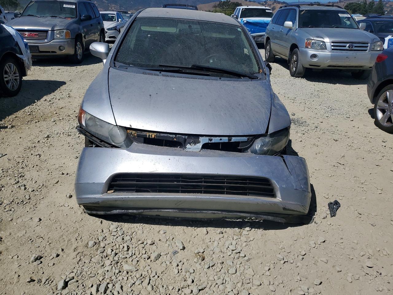 2007 Honda Civic Hybrid Gray vin: JHMFA36247S021688