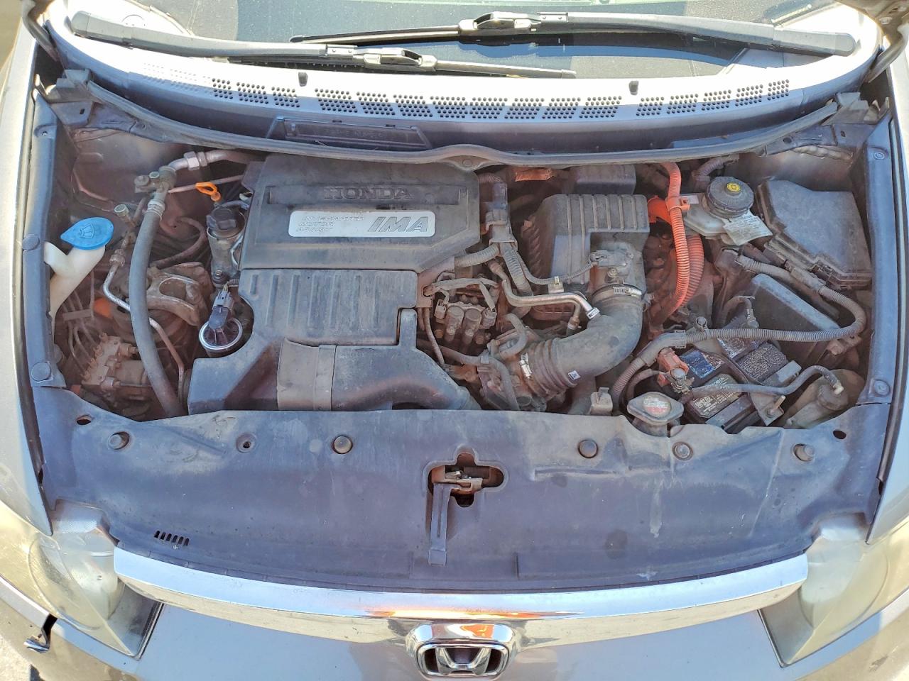 2007 Honda Civic Hybrid Gray vin: JHMFA36247S021951