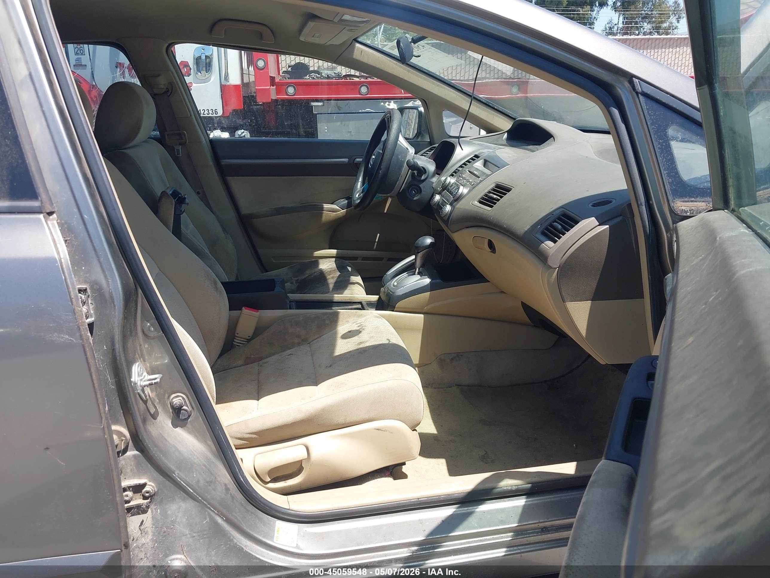 2007 Honda Civic Hybrid Champagne vin: JHMFA36247S028561