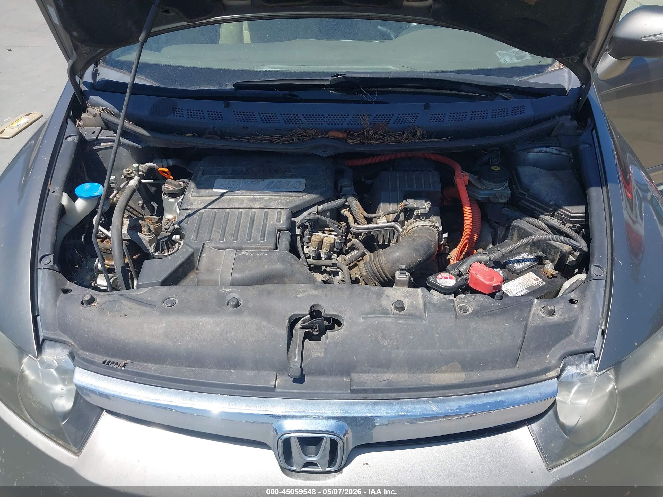 2007 Honda Civic Hybrid Champagne vin: JHMFA36247S028561