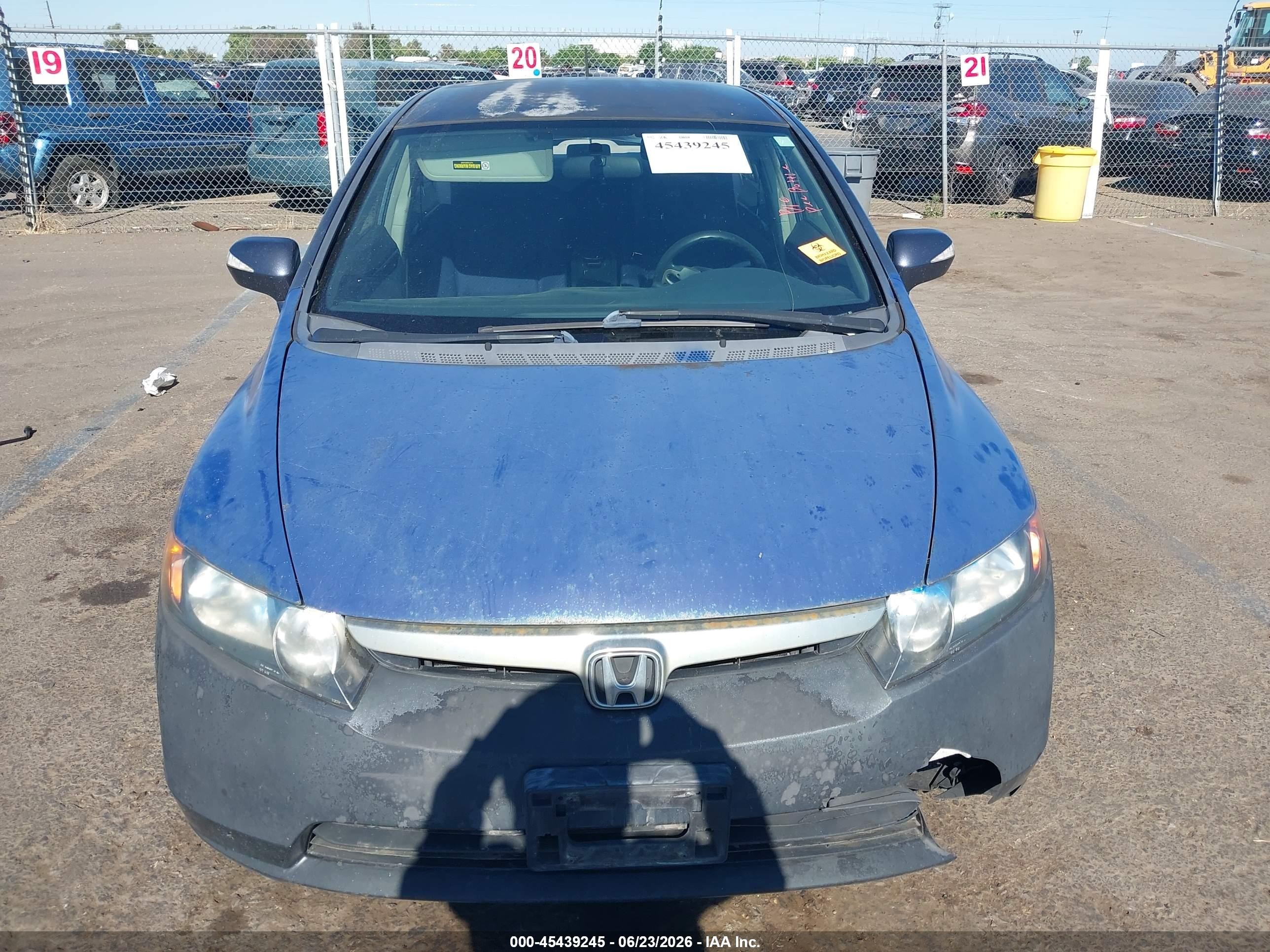 2007 Honda Civic Hybrid Gray vin: JHMFA36247S030164