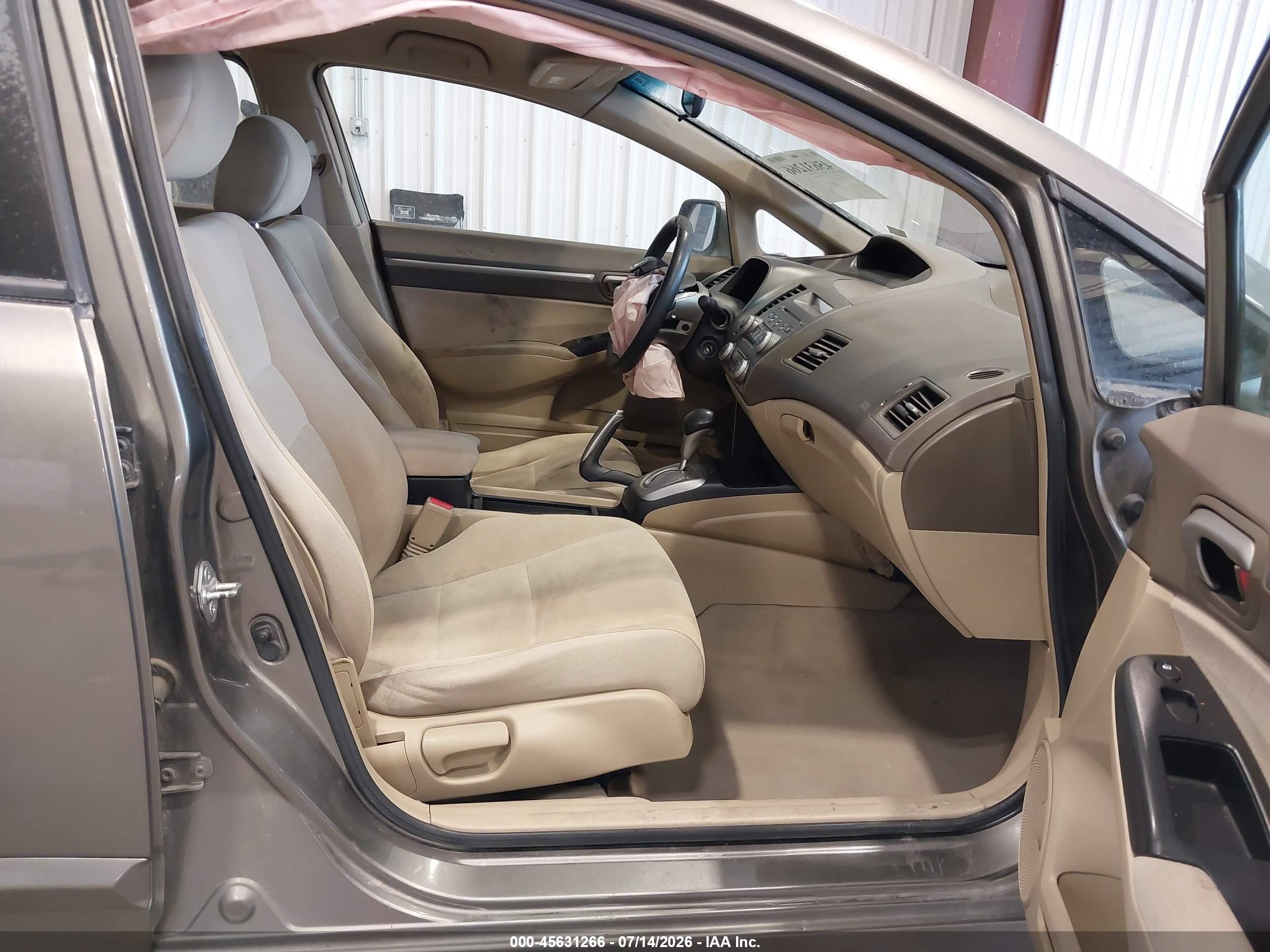 2008 Honda Civic Hybrid   Gray vin: JHMFA36248S001569