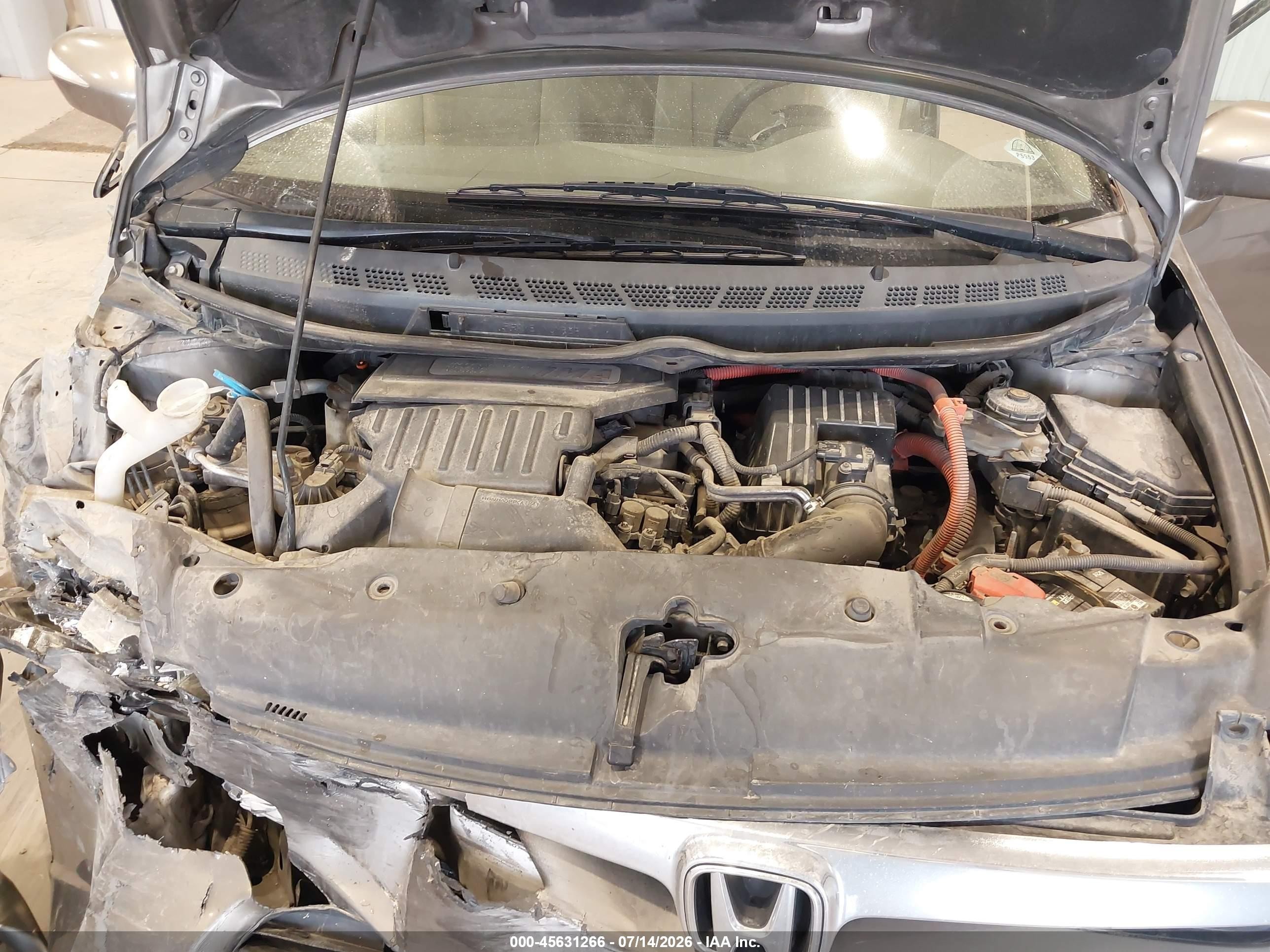 2008 Honda Civic Hybrid   Gray vin: JHMFA36248S001569