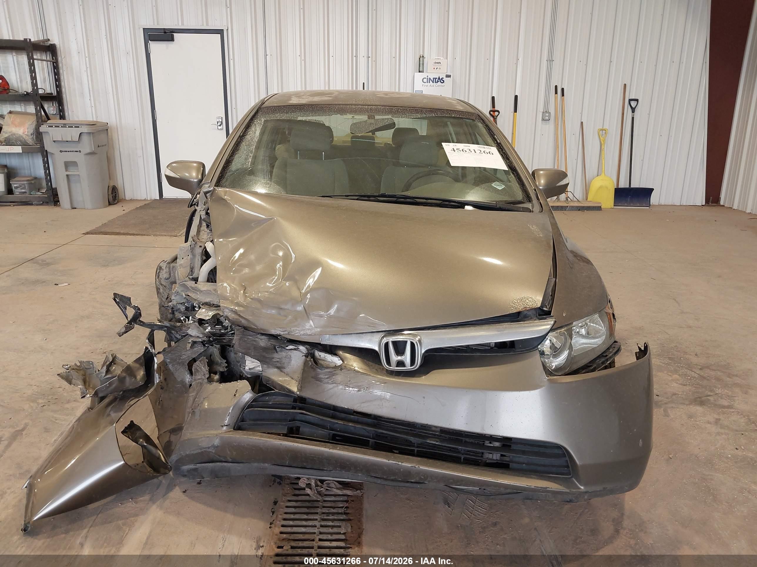 2008 Honda Civic Hybrid   Gray vin: JHMFA36248S001569