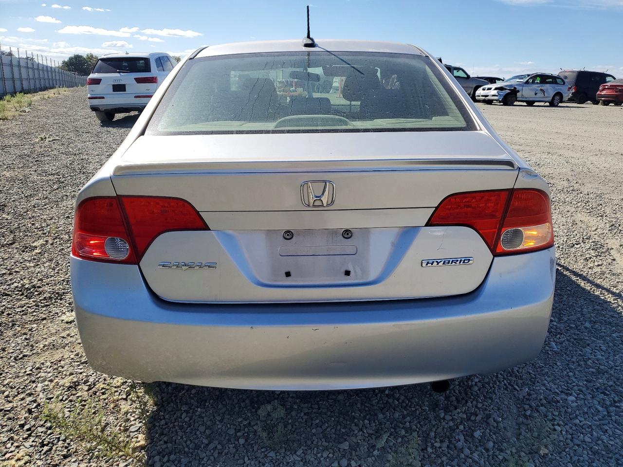 2008 Honda Civic Hybrid Silver vin: JHMFA36248S002754
