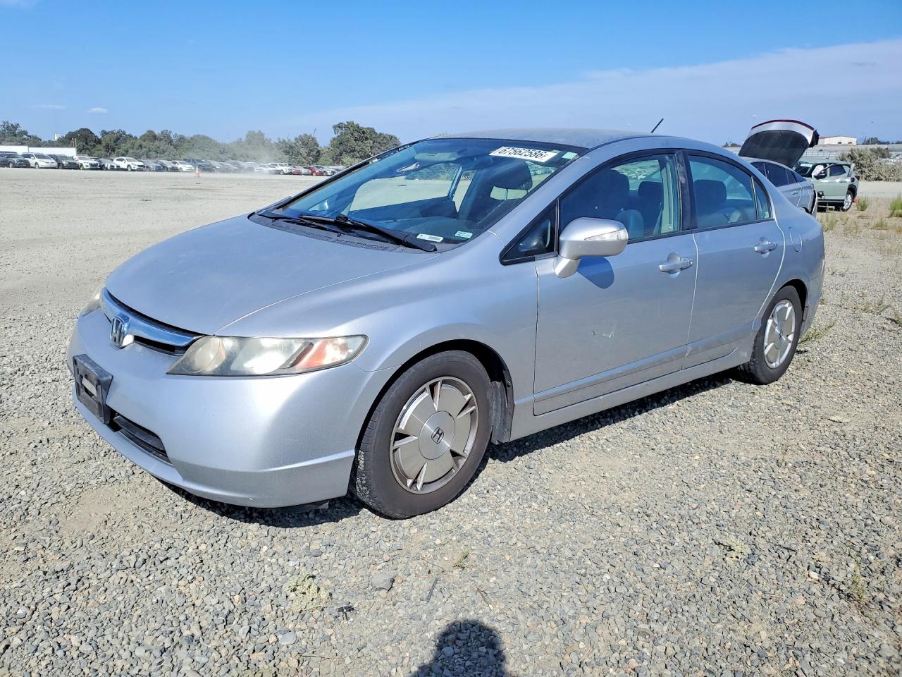 2008 Honda Civic Hybrid Silver vin: JHMFA36248S002754