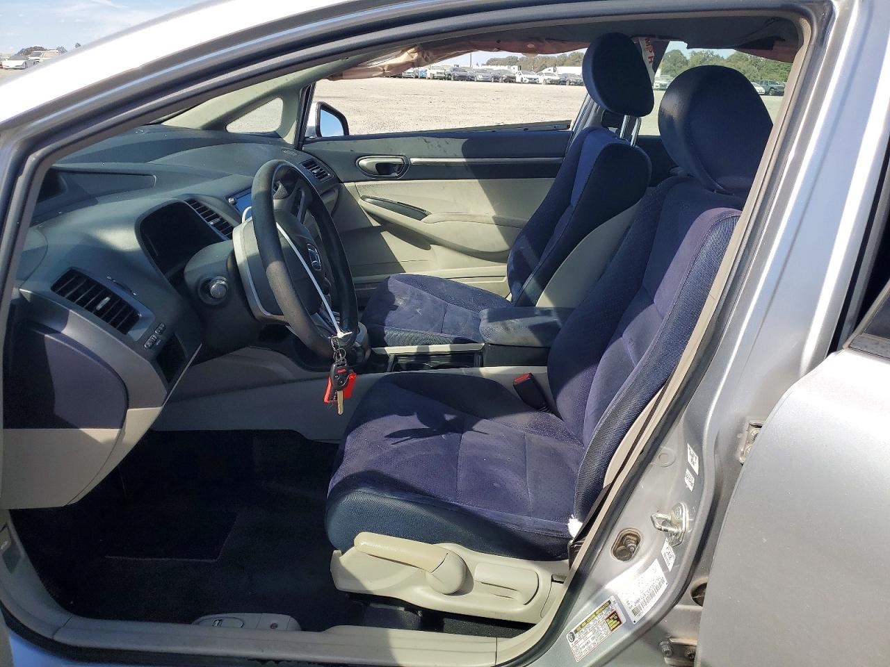 2008 Honda Civic Hybrid Silver vin: JHMFA36248S002754