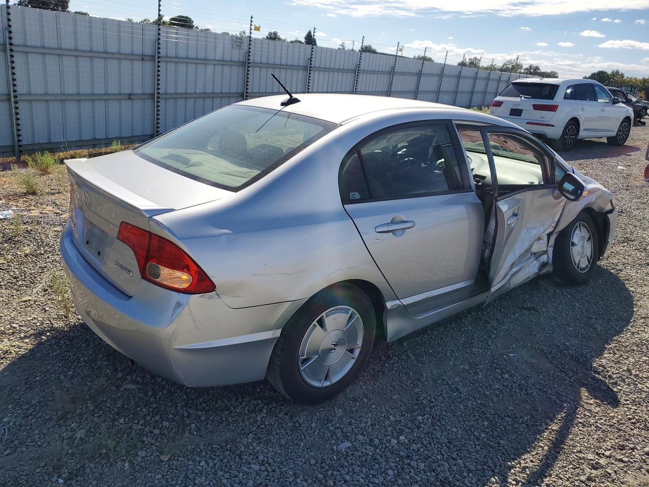 2008 Honda Civic Hybrid Silver vin: JHMFA36248S002754