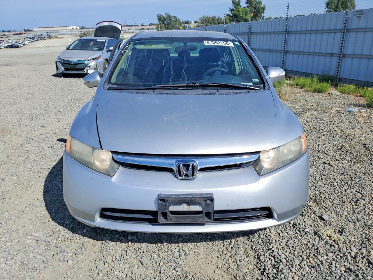 2008 Honda Civic Hybrid Silver vin: JHMFA36248S002754