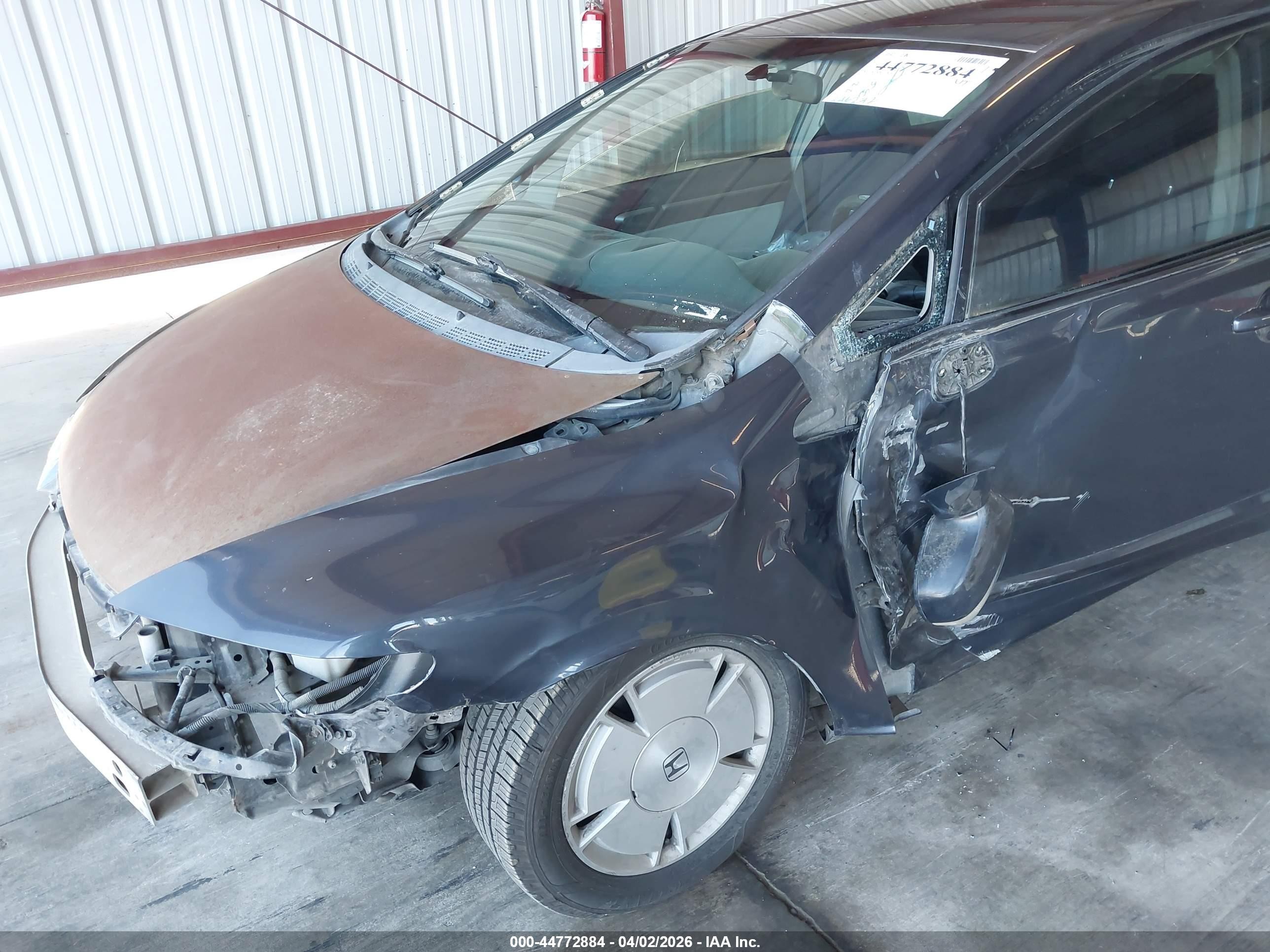 2008 Honda Civic Hybrid   Gray vin: JHMFA36248S003046