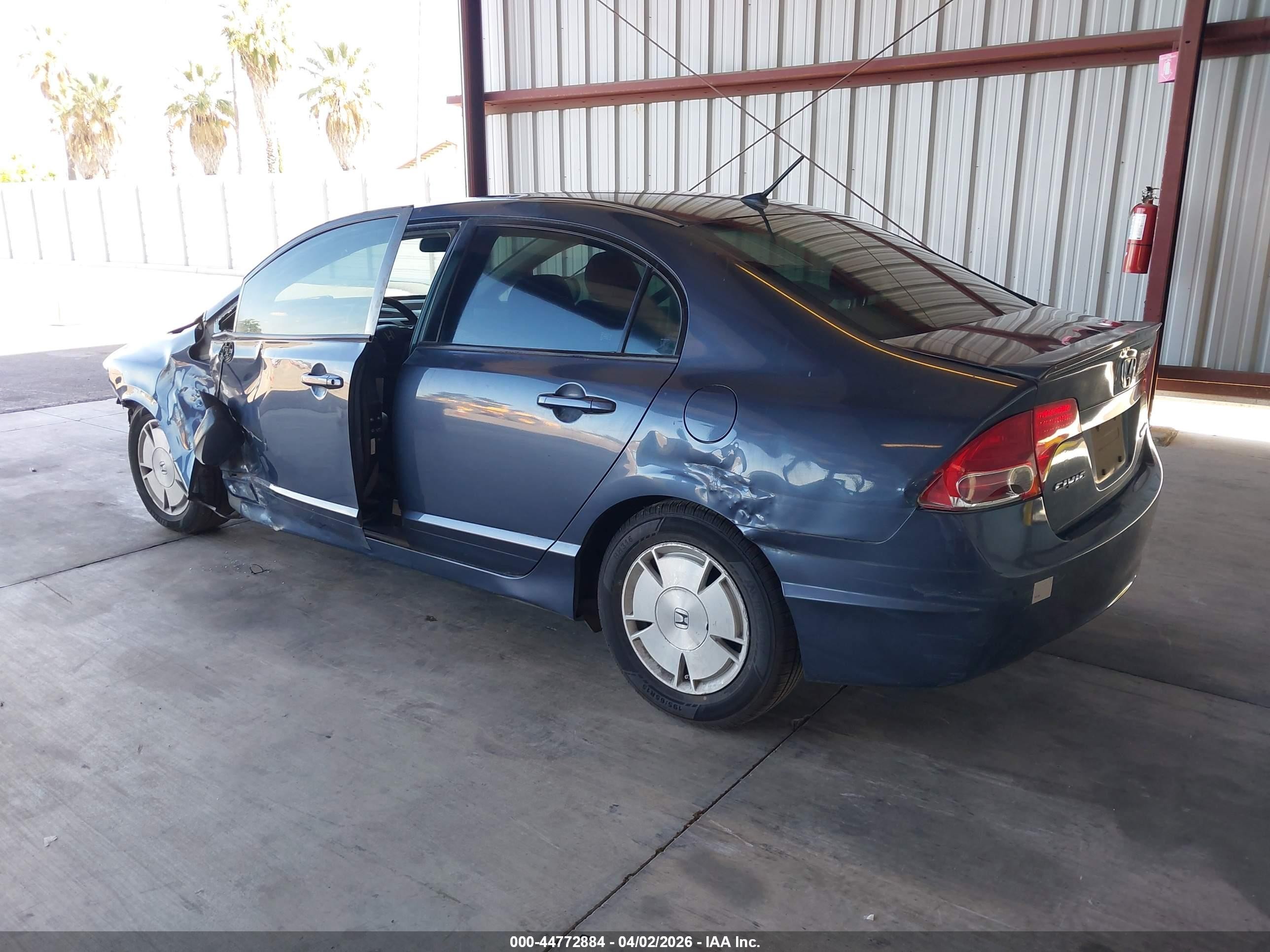 2008 Honda Civic Hybrid   Gray vin: JHMFA36248S003046