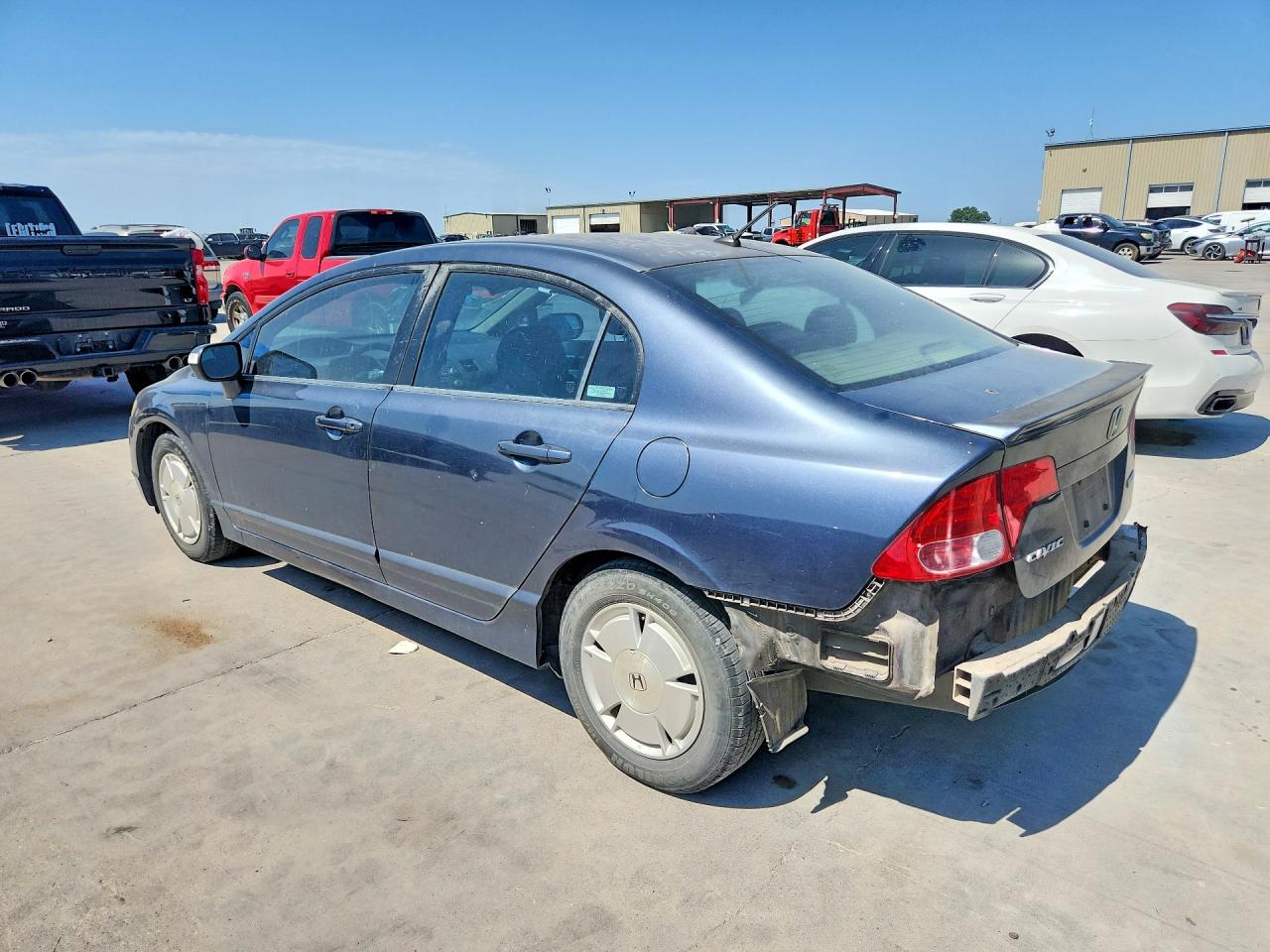 2008 Honda Civic Hybrid Blue vin: JHMFA36248S006299