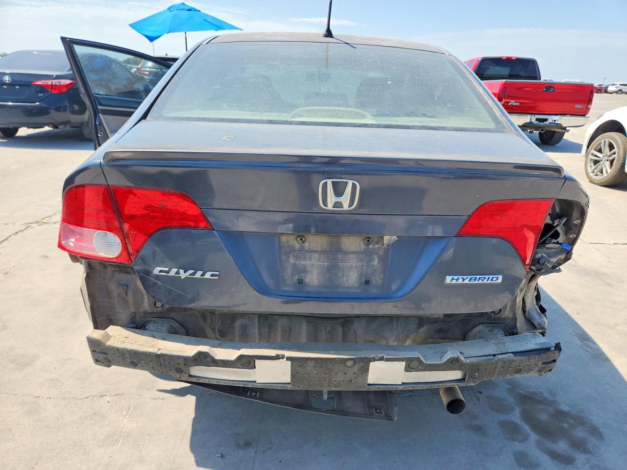 2008 Honda Civic Hybrid Blue vin: JHMFA36248S006299