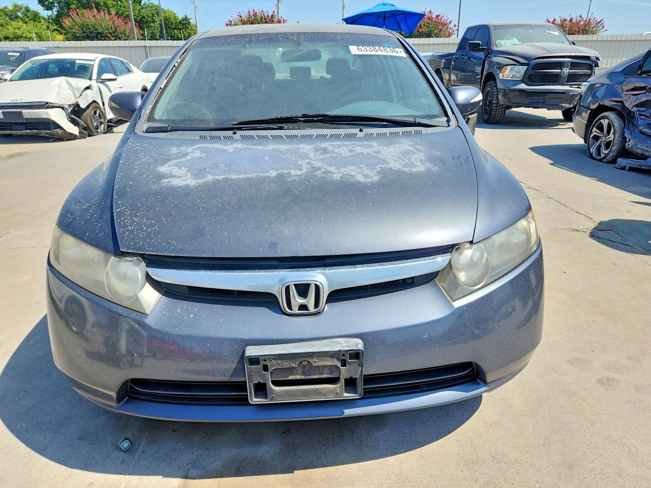 2008 Honda Civic Hybrid Blue vin: JHMFA36248S006299