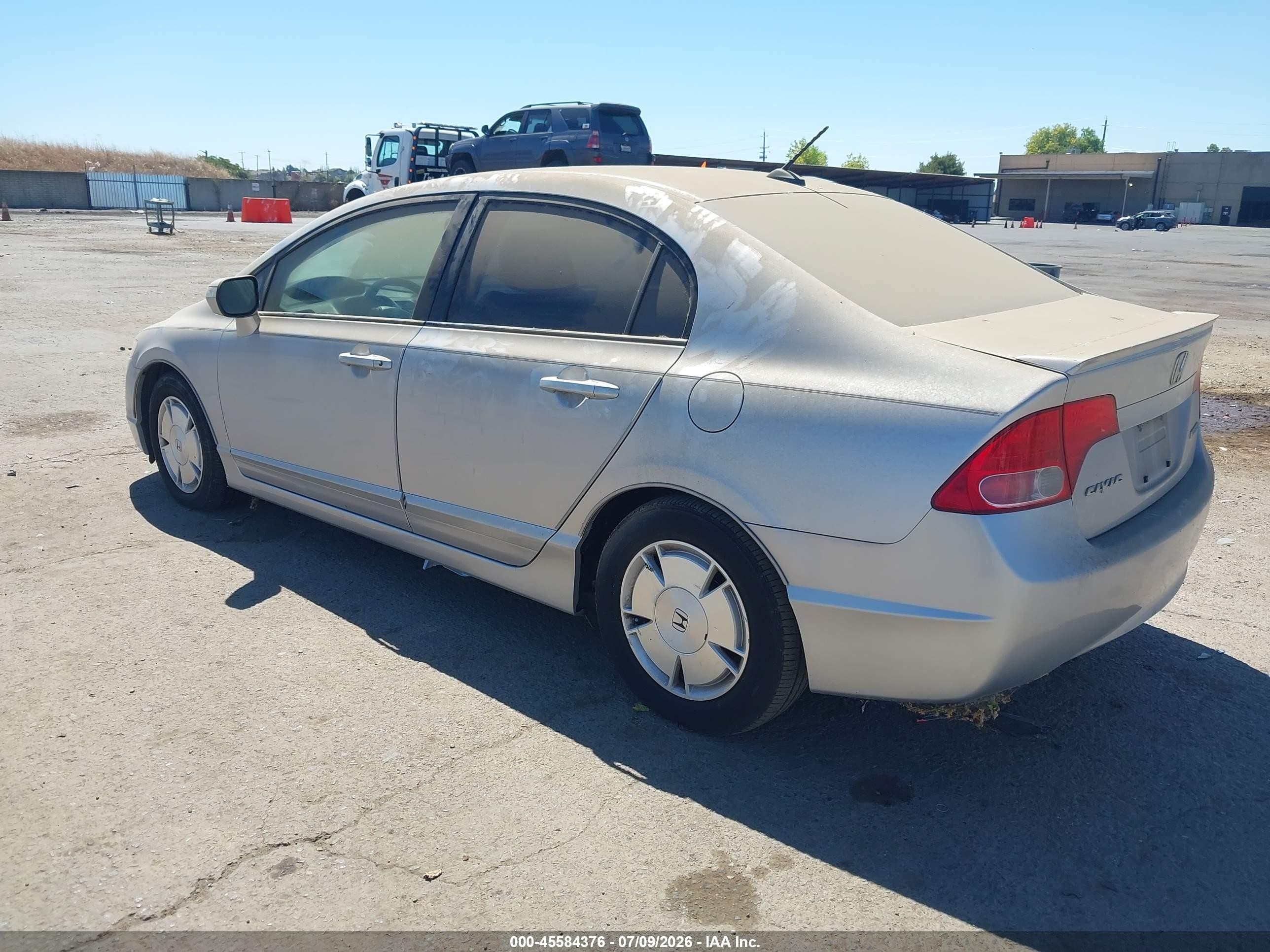 2008 Honda Civic Hybrid   Gray vin: JHMFA36248S011020