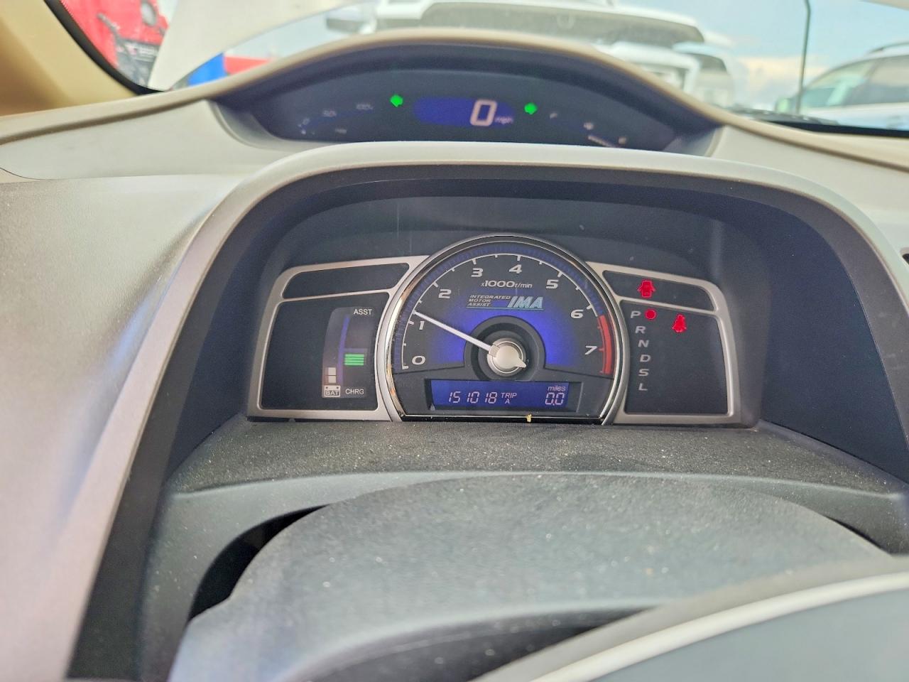 2008 Honda Civic Hybrid Gray vin: JHMFA36248S019540