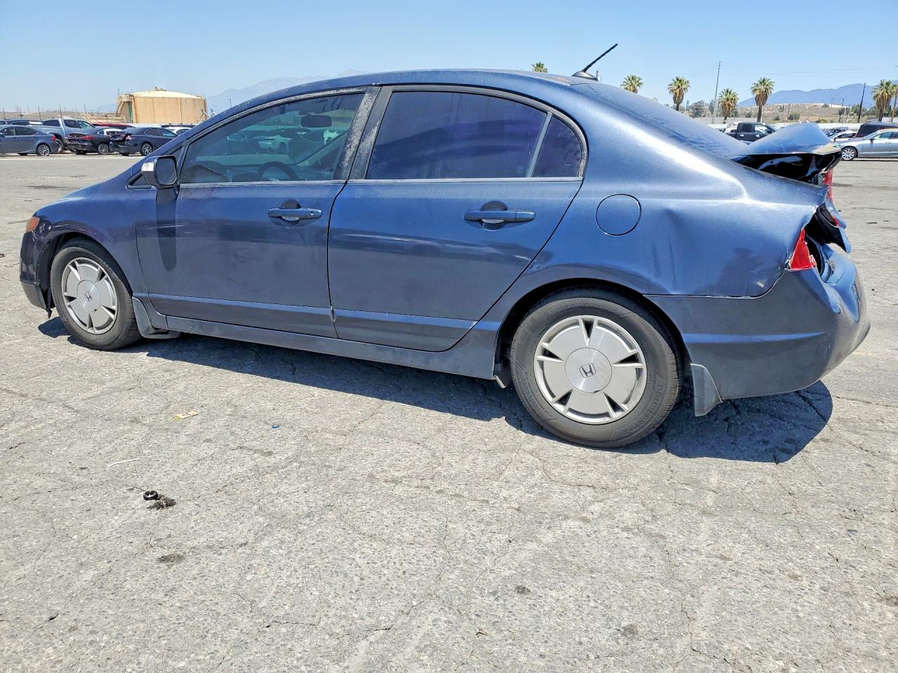 2008 Honda Civic Hybrid Blue vin: JHMFA36248S030358