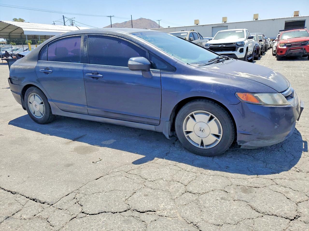2008 Honda Civic Hybrid Blue vin: JHMFA36248S030358