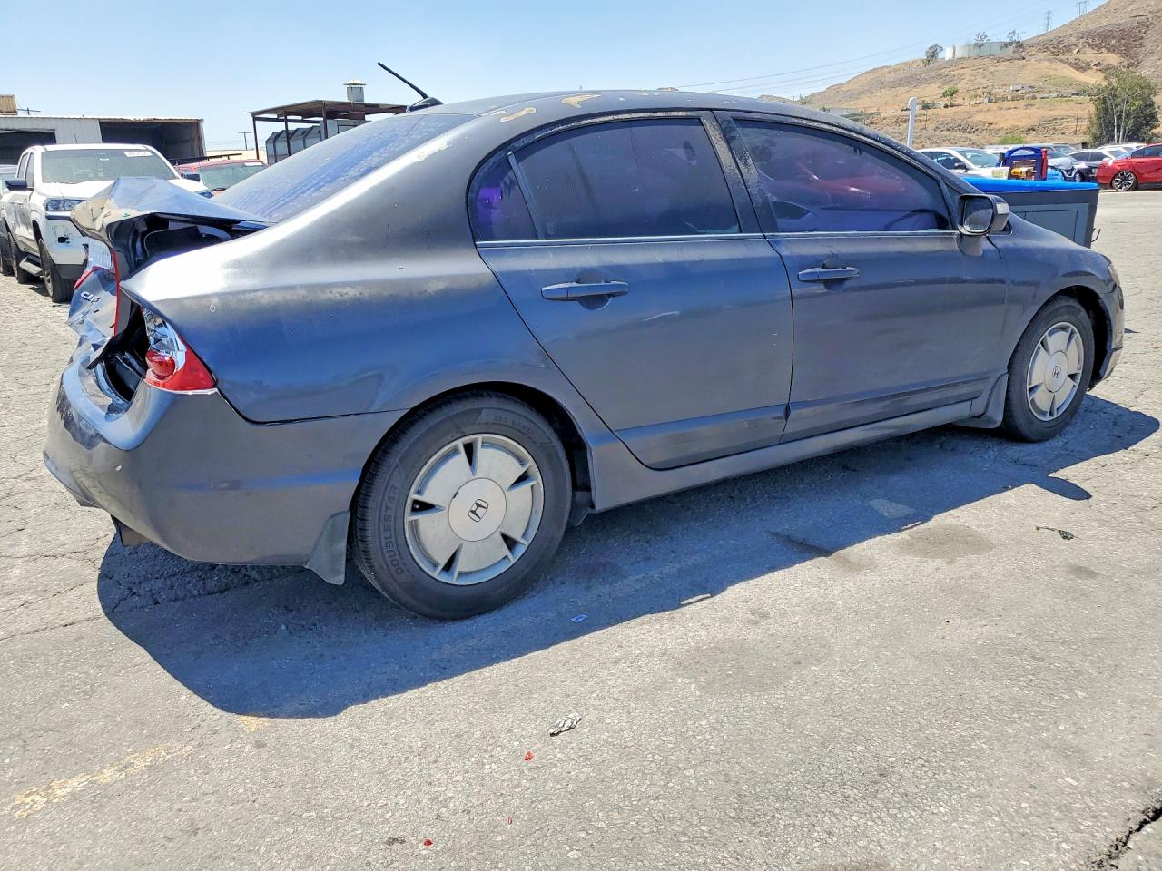 2008 Honda Civic Hybrid Blue vin: JHMFA36248S030358