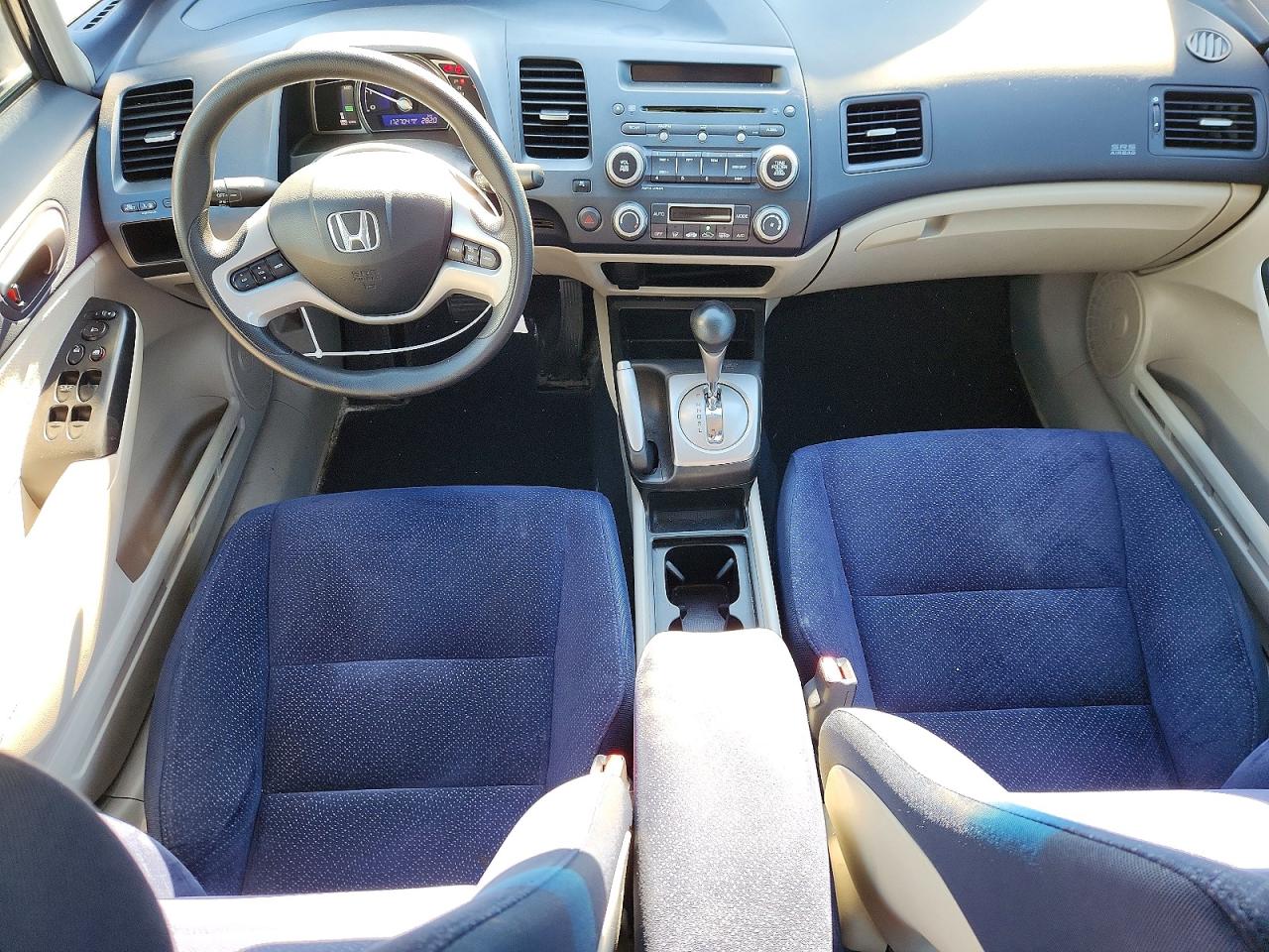 2008 Honda Civic Hybrid Gray vin: JHMFA36248S800347