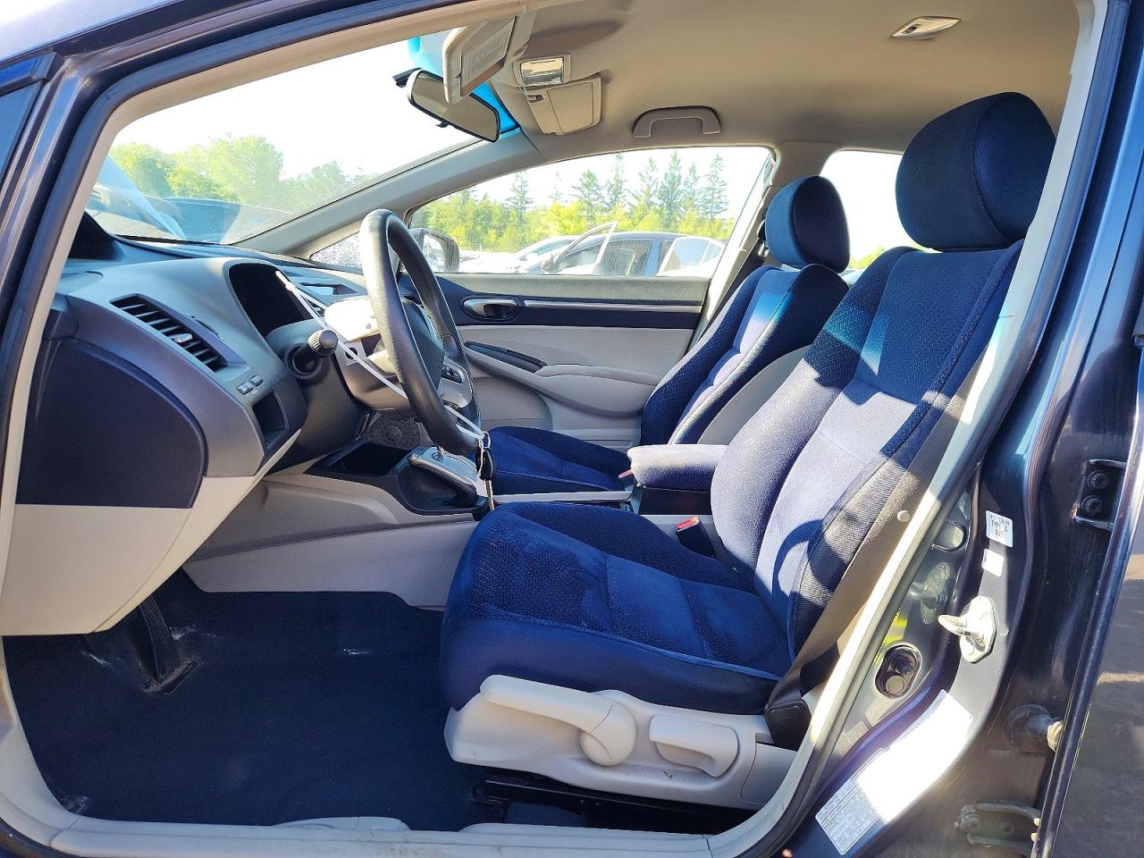 2008 Honda Civic Hybrid Gray vin: JHMFA36248S800347