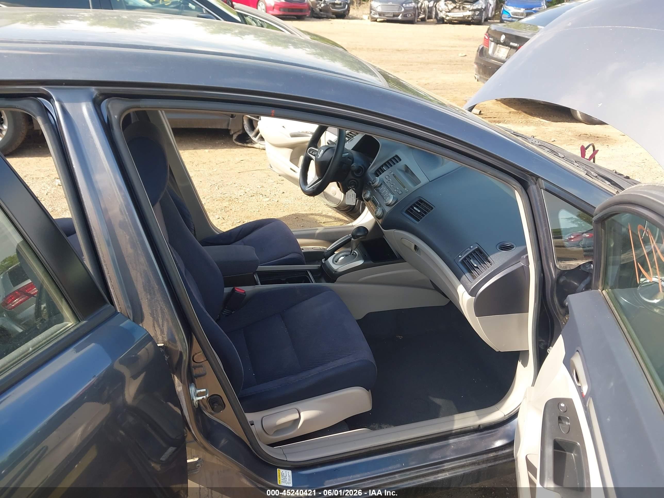 2009 Honda Civic Hybrid   Gray vin: JHMFA36249S000486