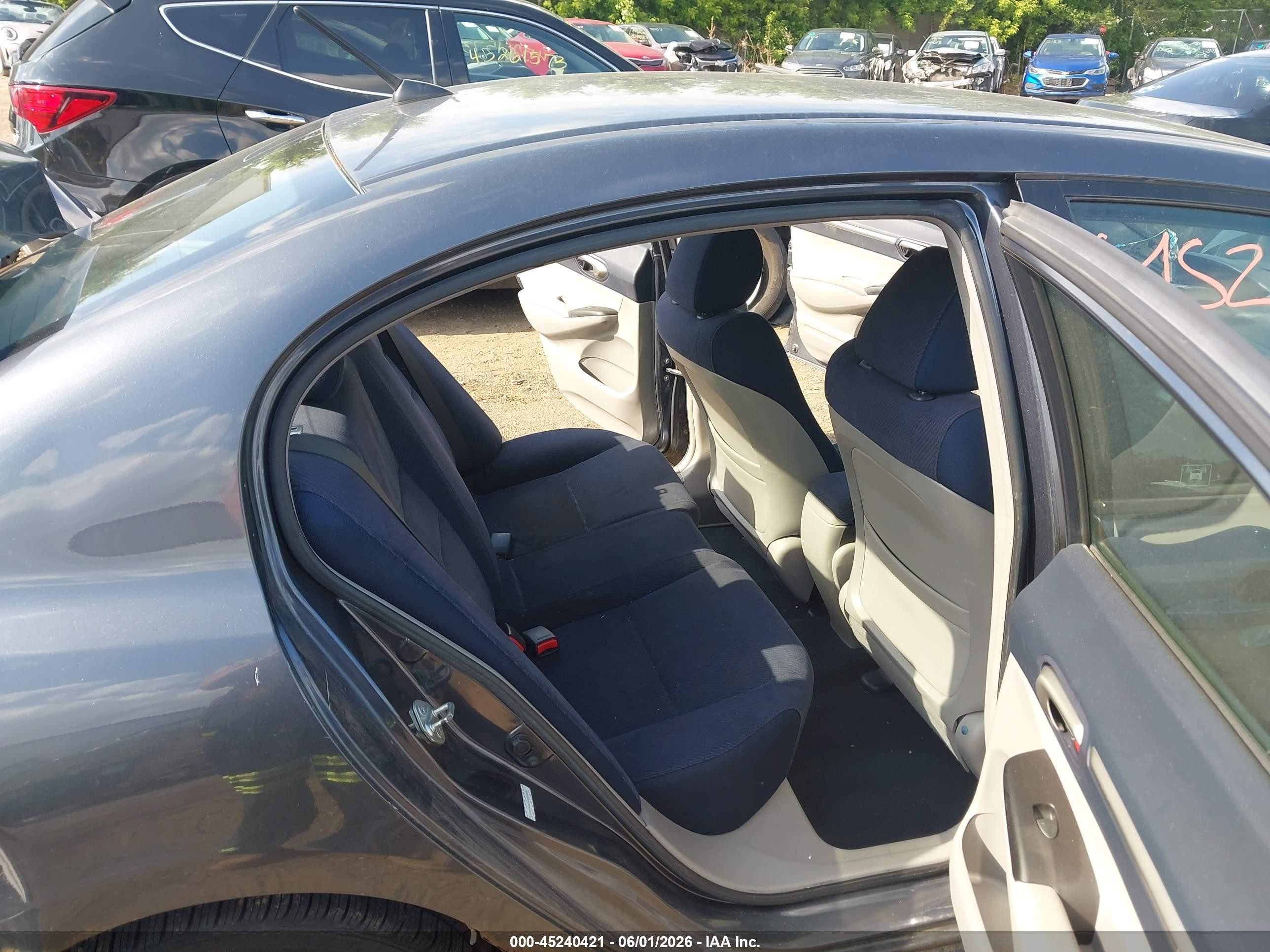 2009 Honda Civic Hybrid   Gray vin: JHMFA36249S000486