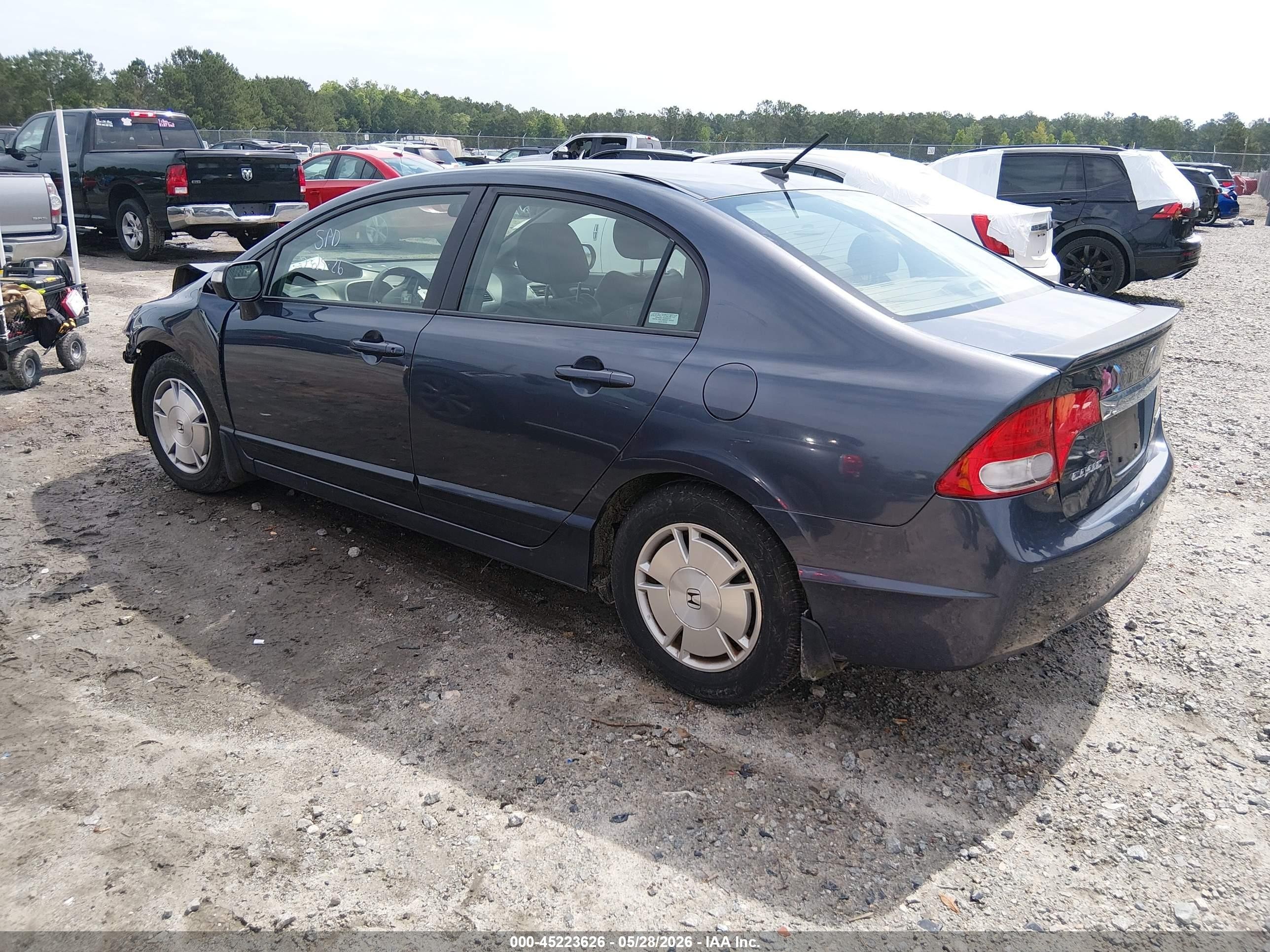 2009 Honda Civic Hybrid   Dark Blue vin: JHMFA36249S009477