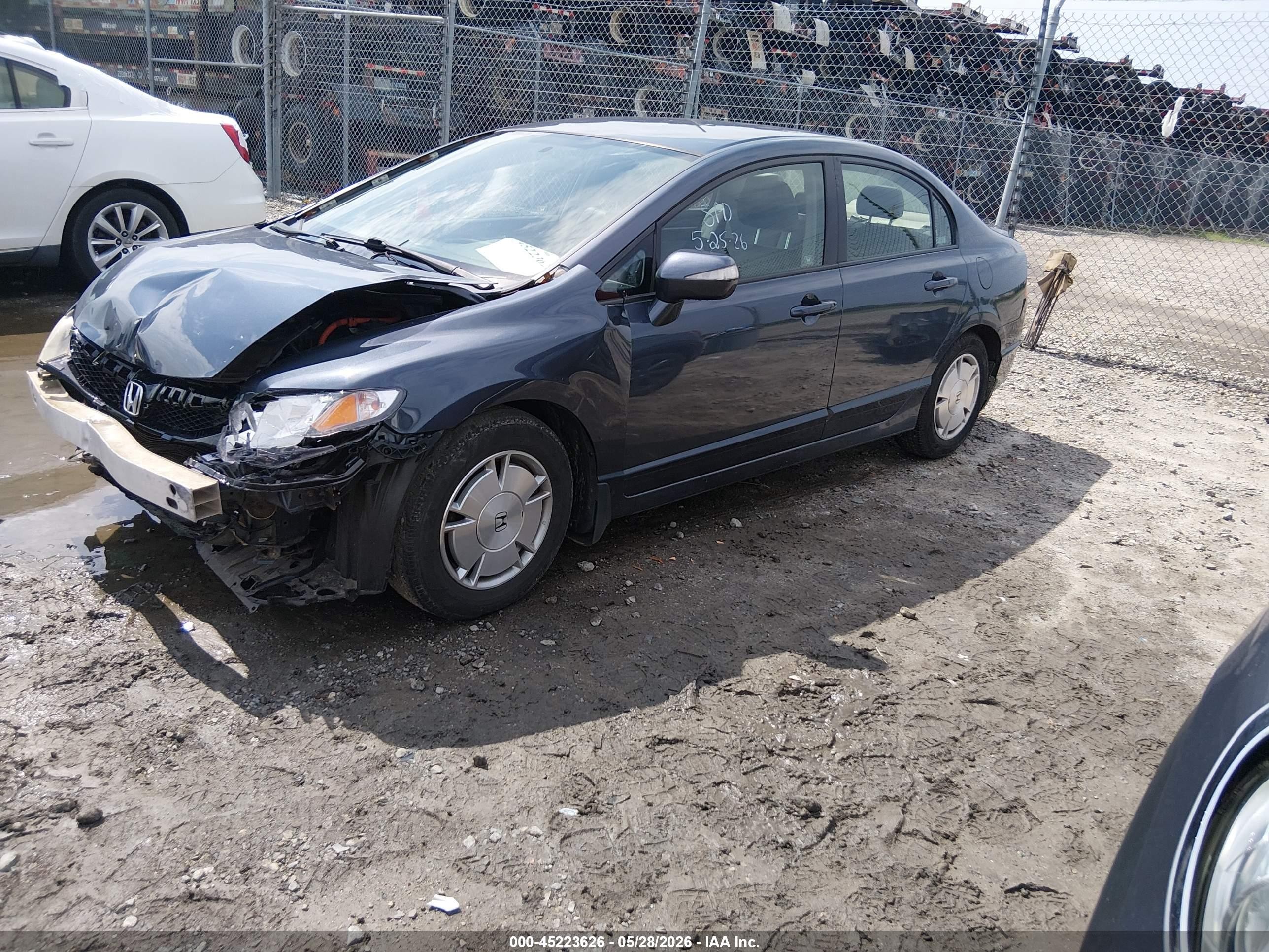 2009 Honda Civic Hybrid   Dark Blue vin: JHMFA36249S009477