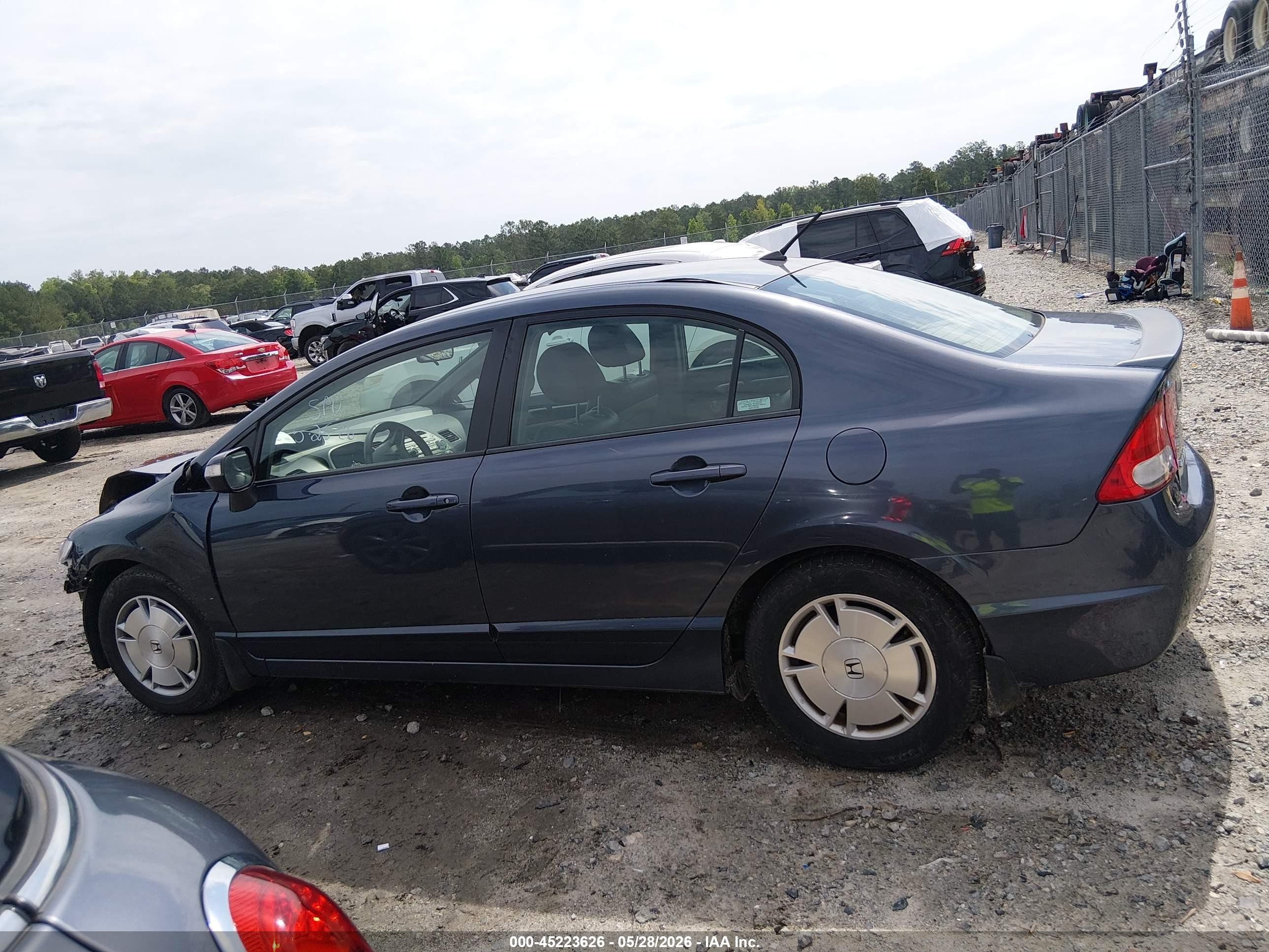 2009 Honda Civic Hybrid   Dark Blue vin: JHMFA36249S009477