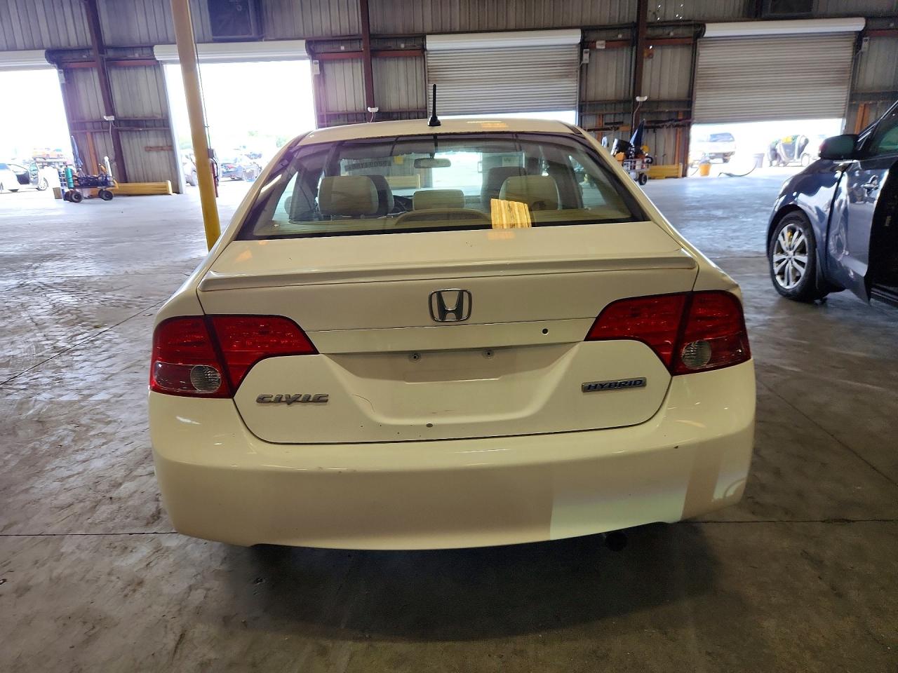 2006 Honda Civic Hybrid White vin: JHMFA36256S003389